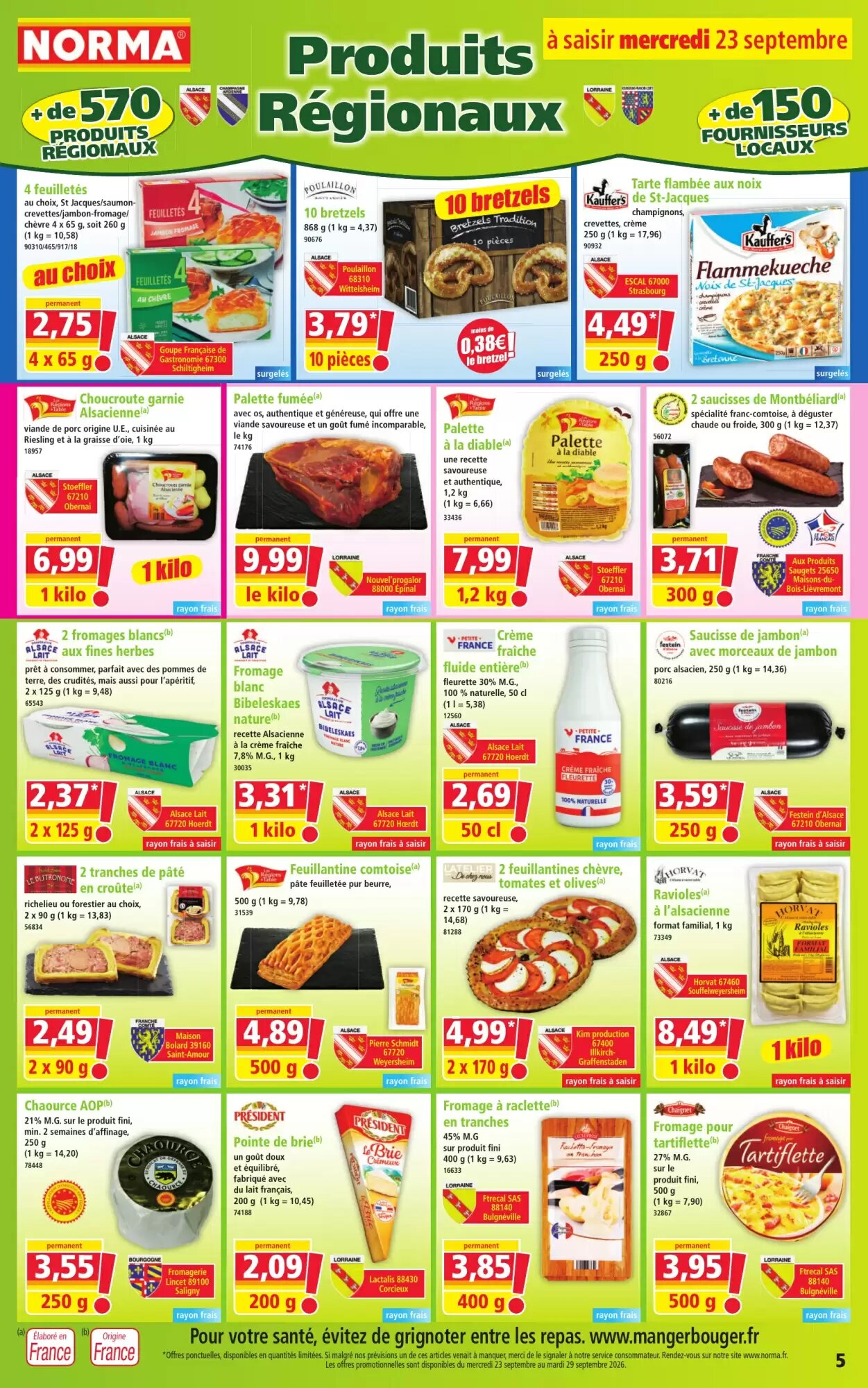Prospectus promotionnel Norma valable à partir du 23/09/2026 - Page 5.