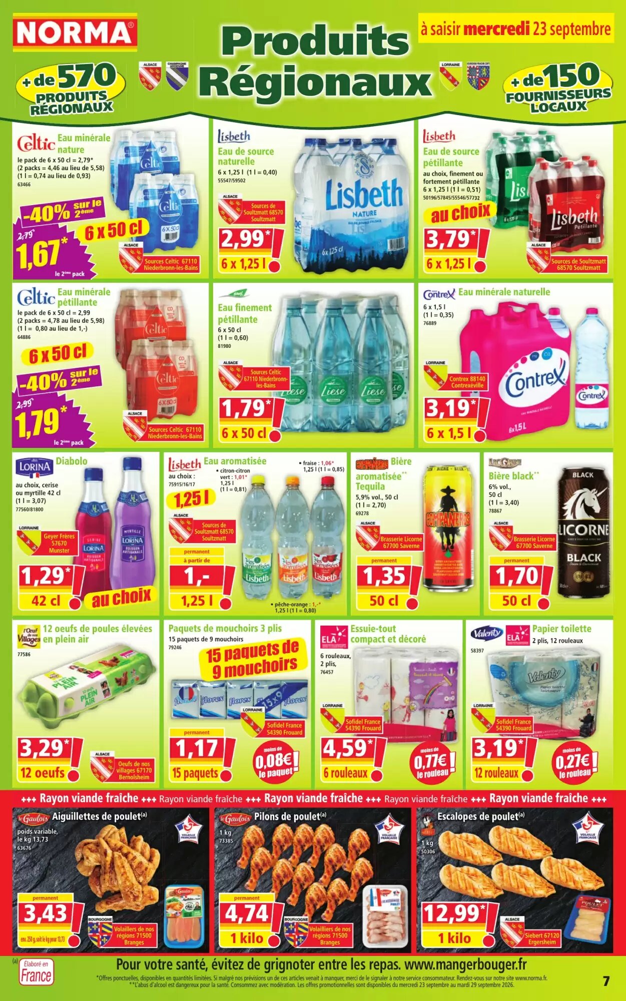 Prospectus promotionnel Norma valable à partir du 23/09/2026 - Page 7.