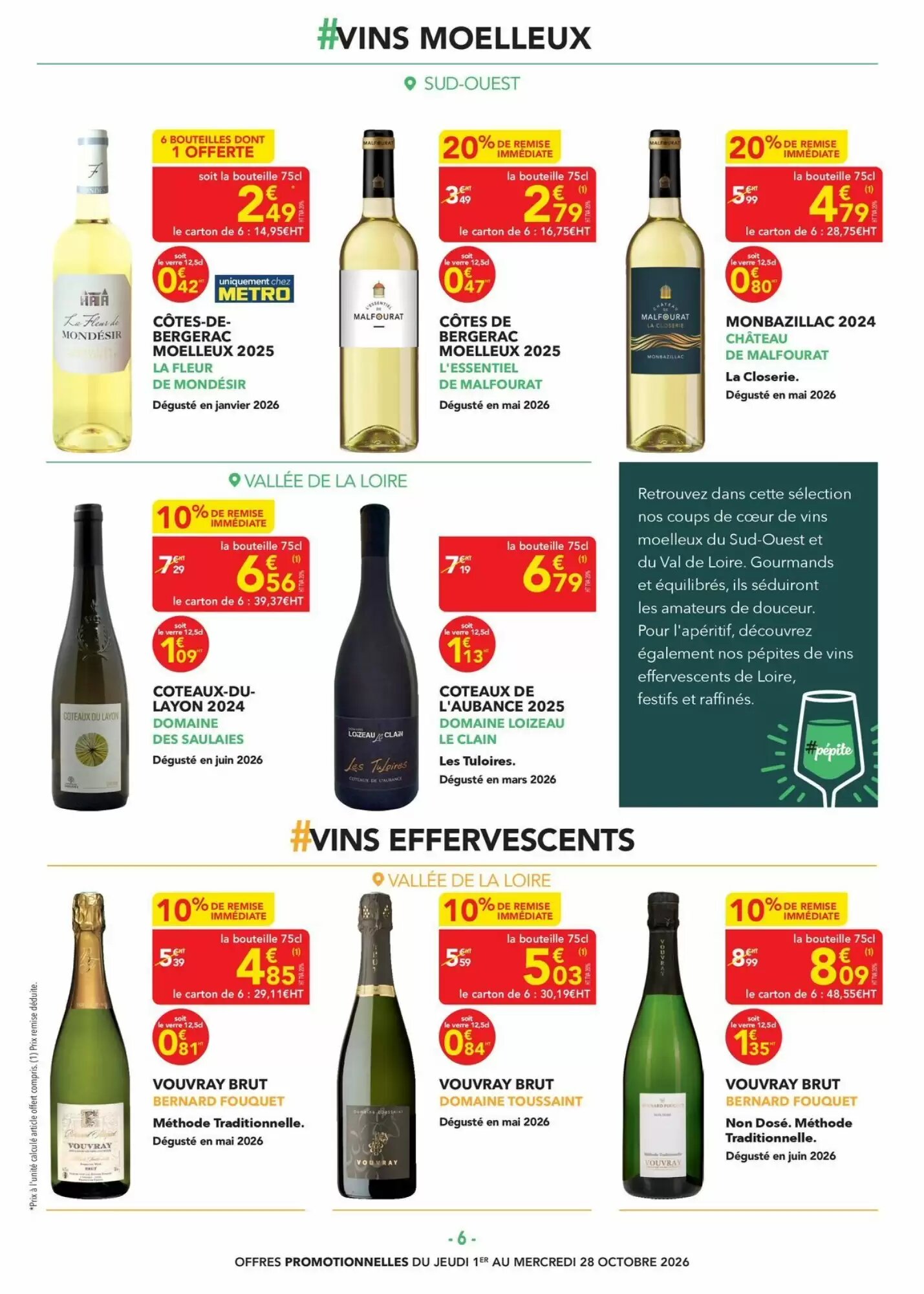Prospectus promotionnel METRO valable à partir du 23/09/2026 - Page 6.