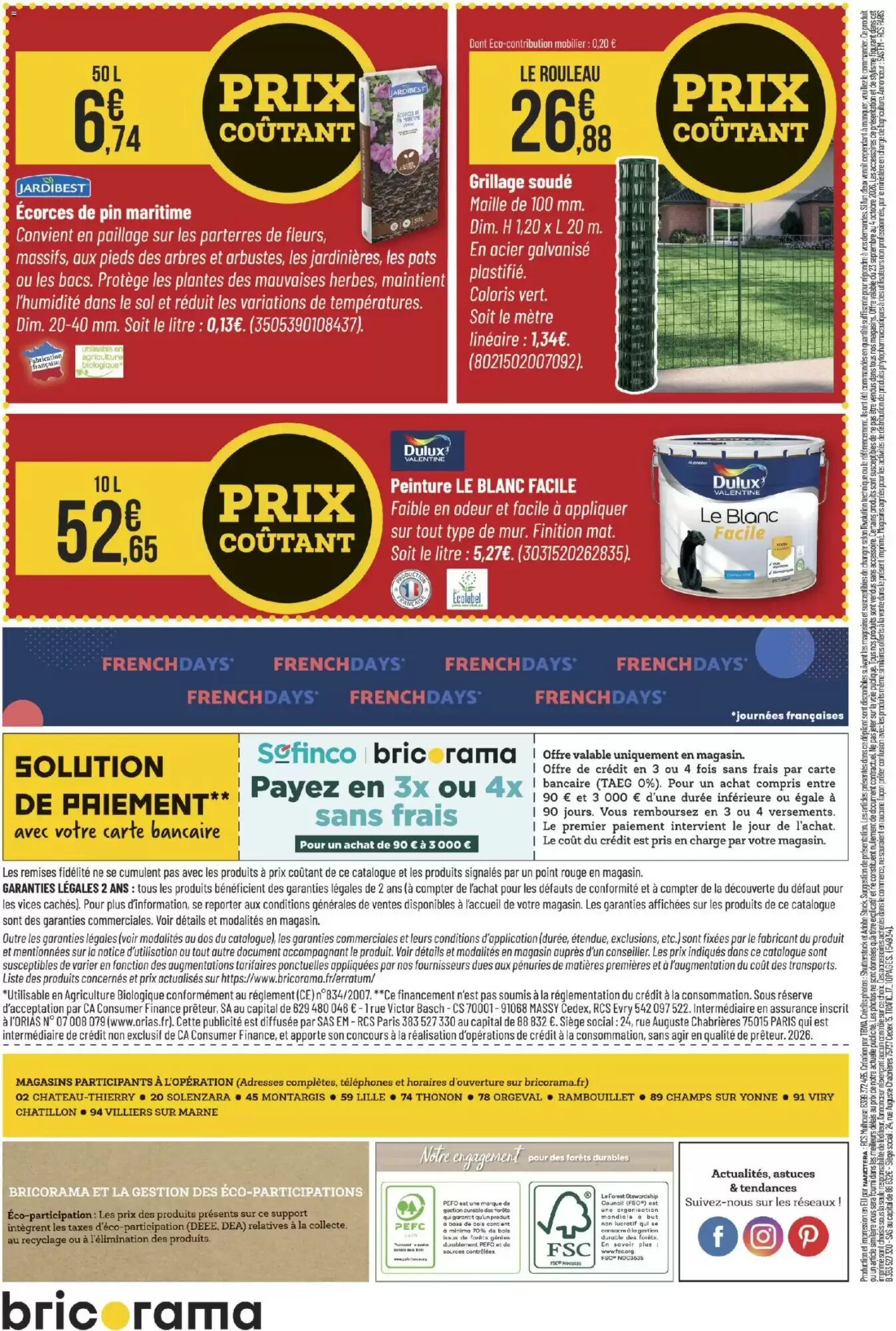 Prospectus promotionnel Bricorama valable à partir du 23/09/2026 - Page 10.