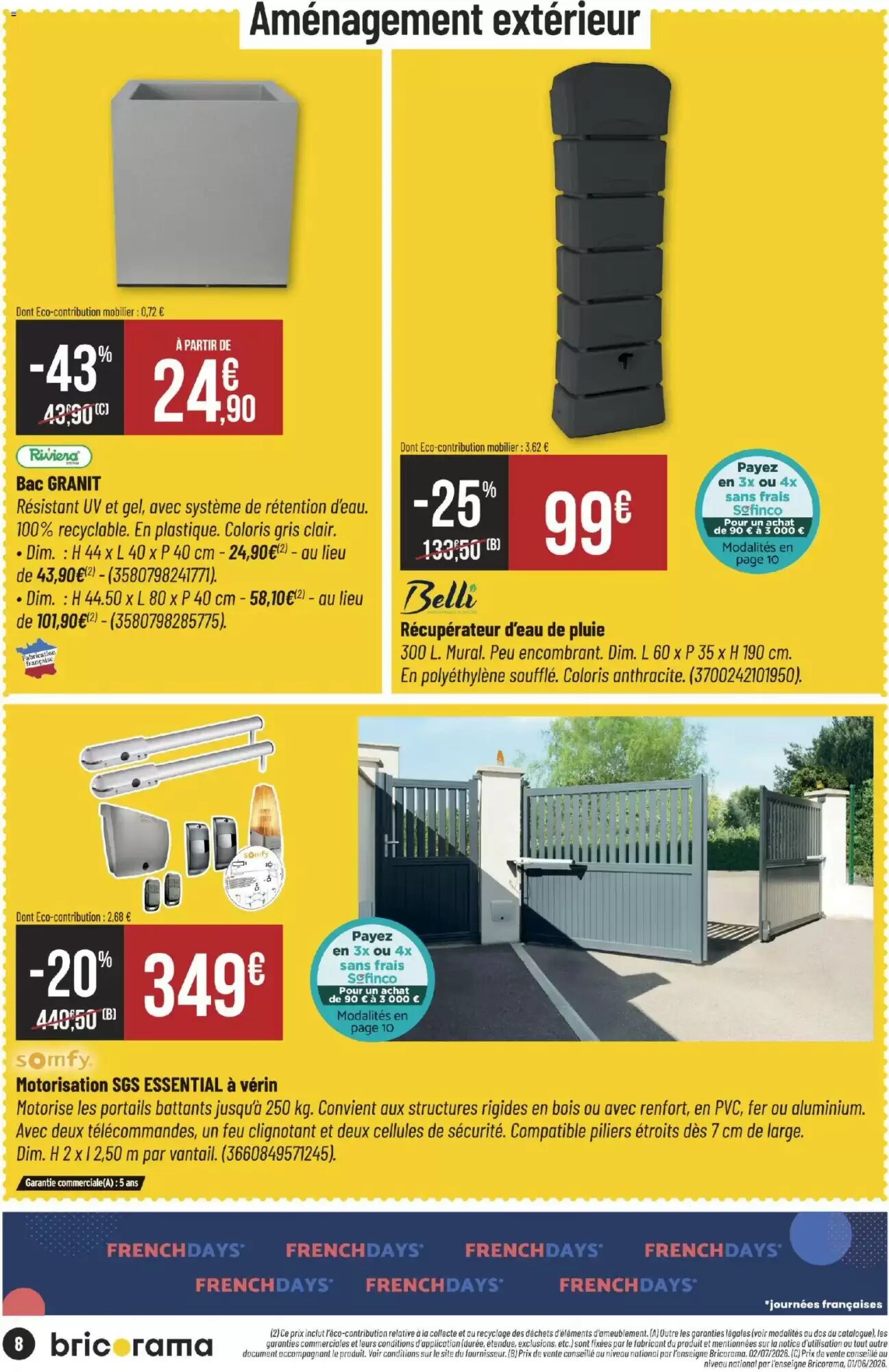 Prospectus promotionnel Bricorama valable à partir du 23/09/2026 - Page 8.
