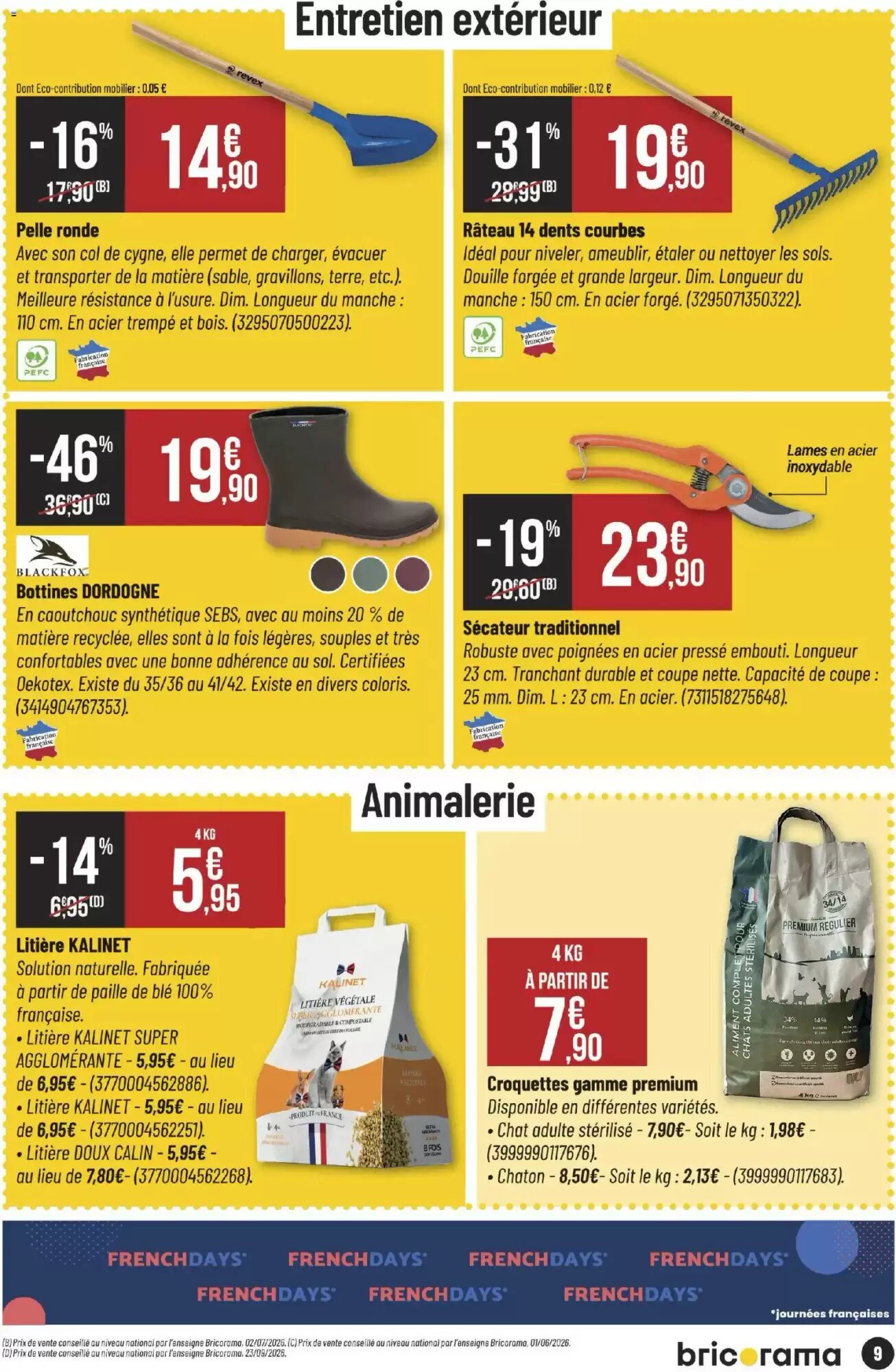 Prospectus promotionnel Bricorama valable à partir du 23/09/2026 - Page 9.