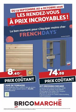Prospectus promotionnel Bricomarché valable à partir du 23/09/2026