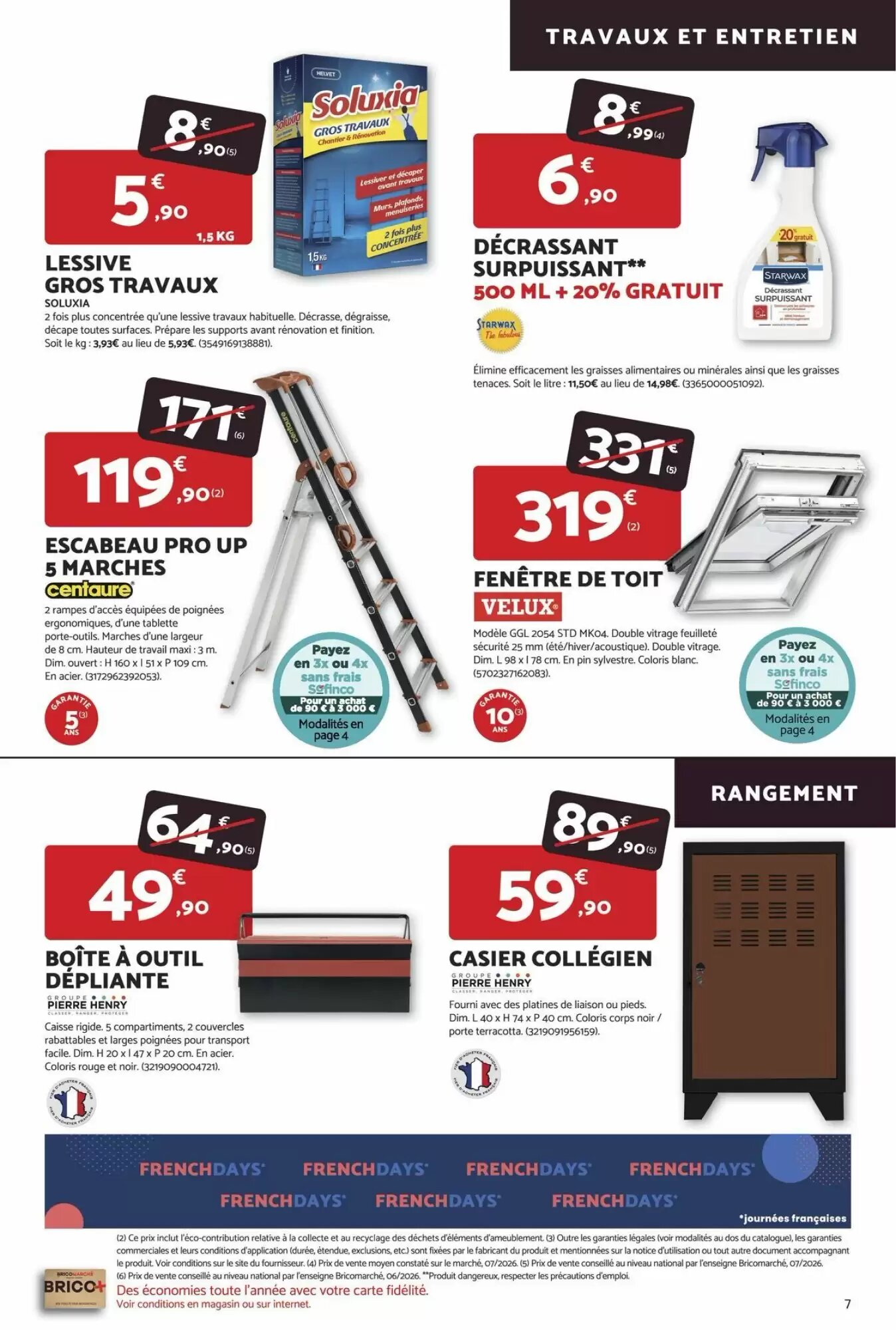 Prospectus promotionnel Bricomarché valable à partir du 23/09/2026 - Page 7.