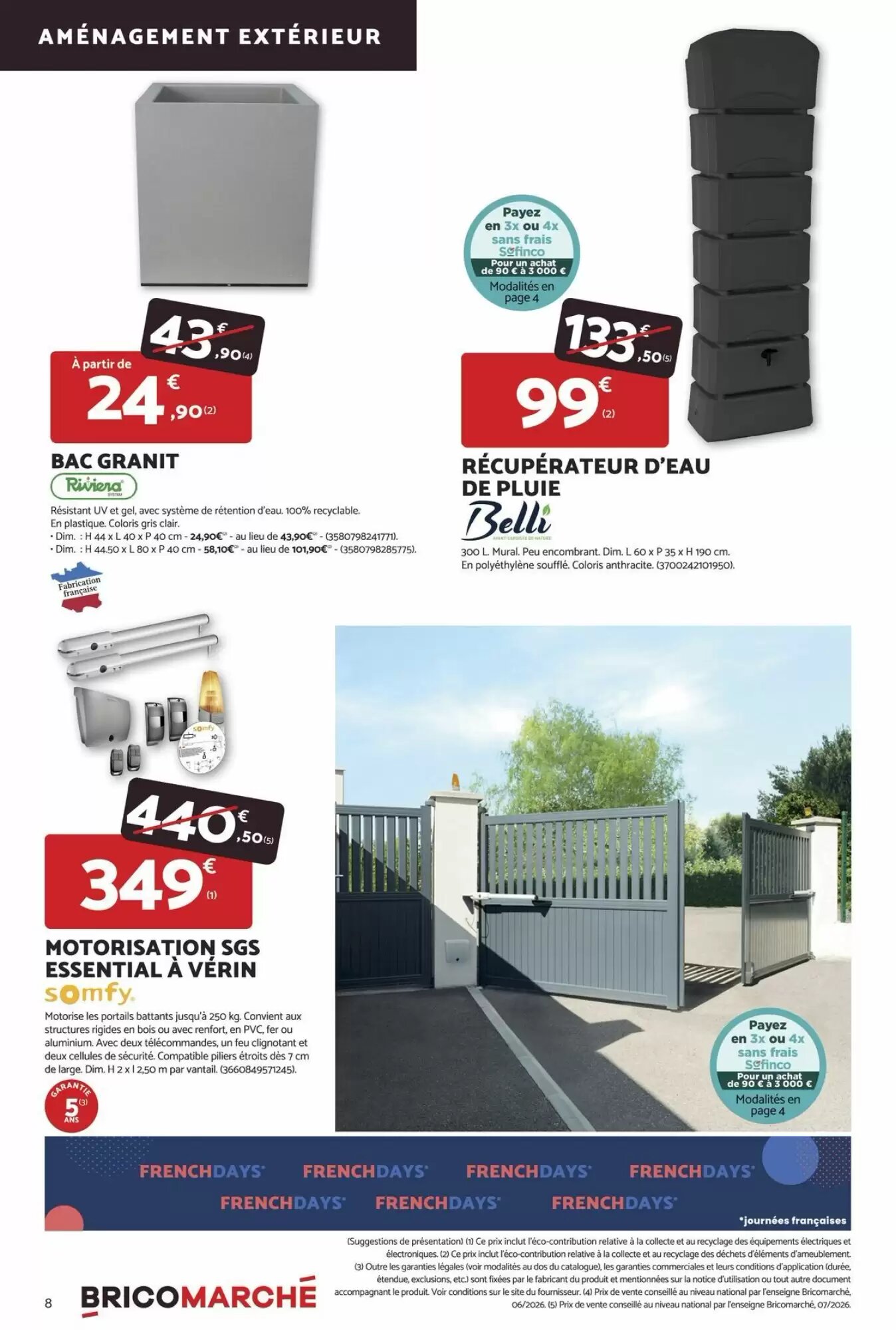 Prospectus promotionnel Bricomarché valable à partir du 23/09/2026 - Page 8.