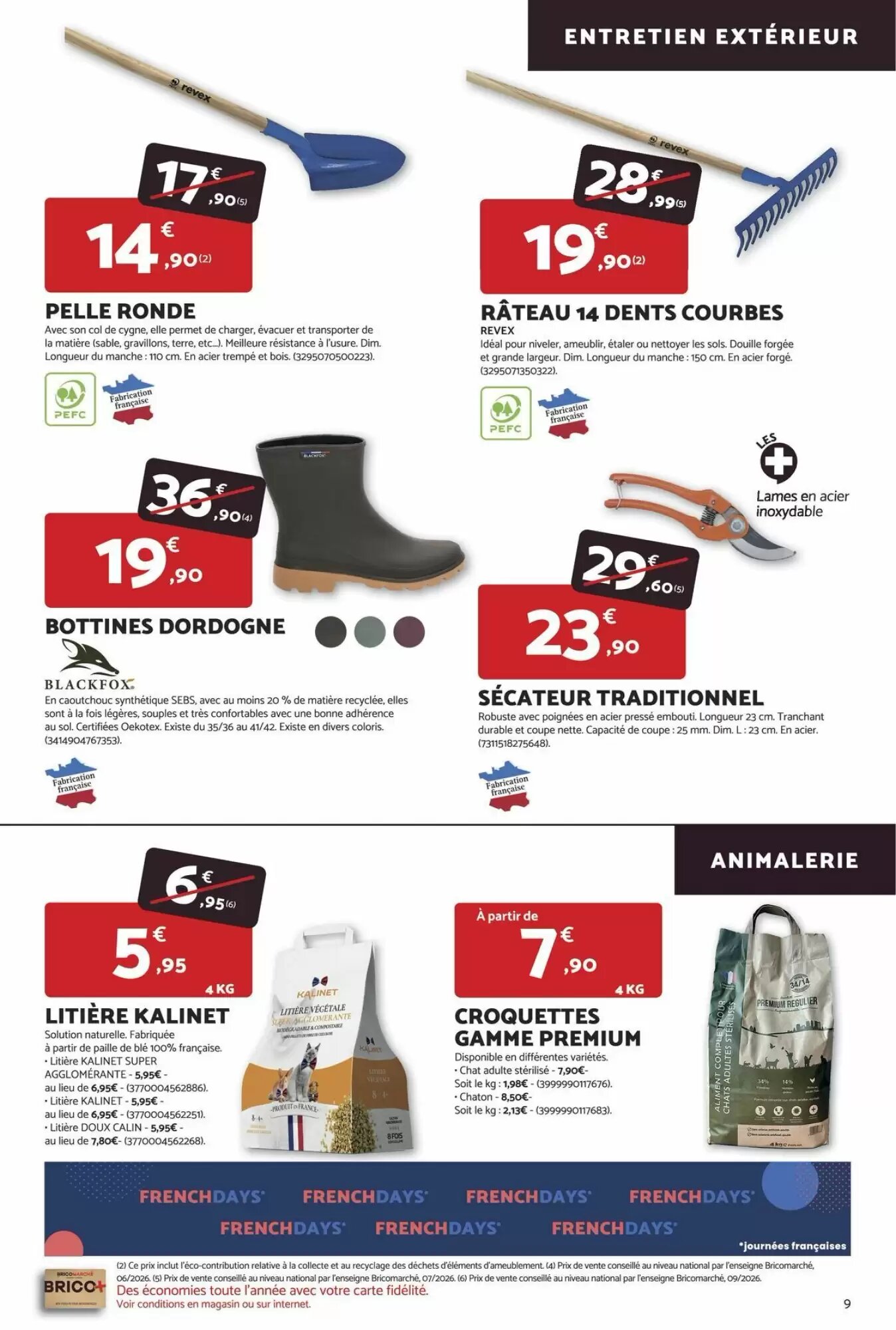 Prospectus promotionnel Bricomarché valable à partir du 23/09/2026 - Page 9.