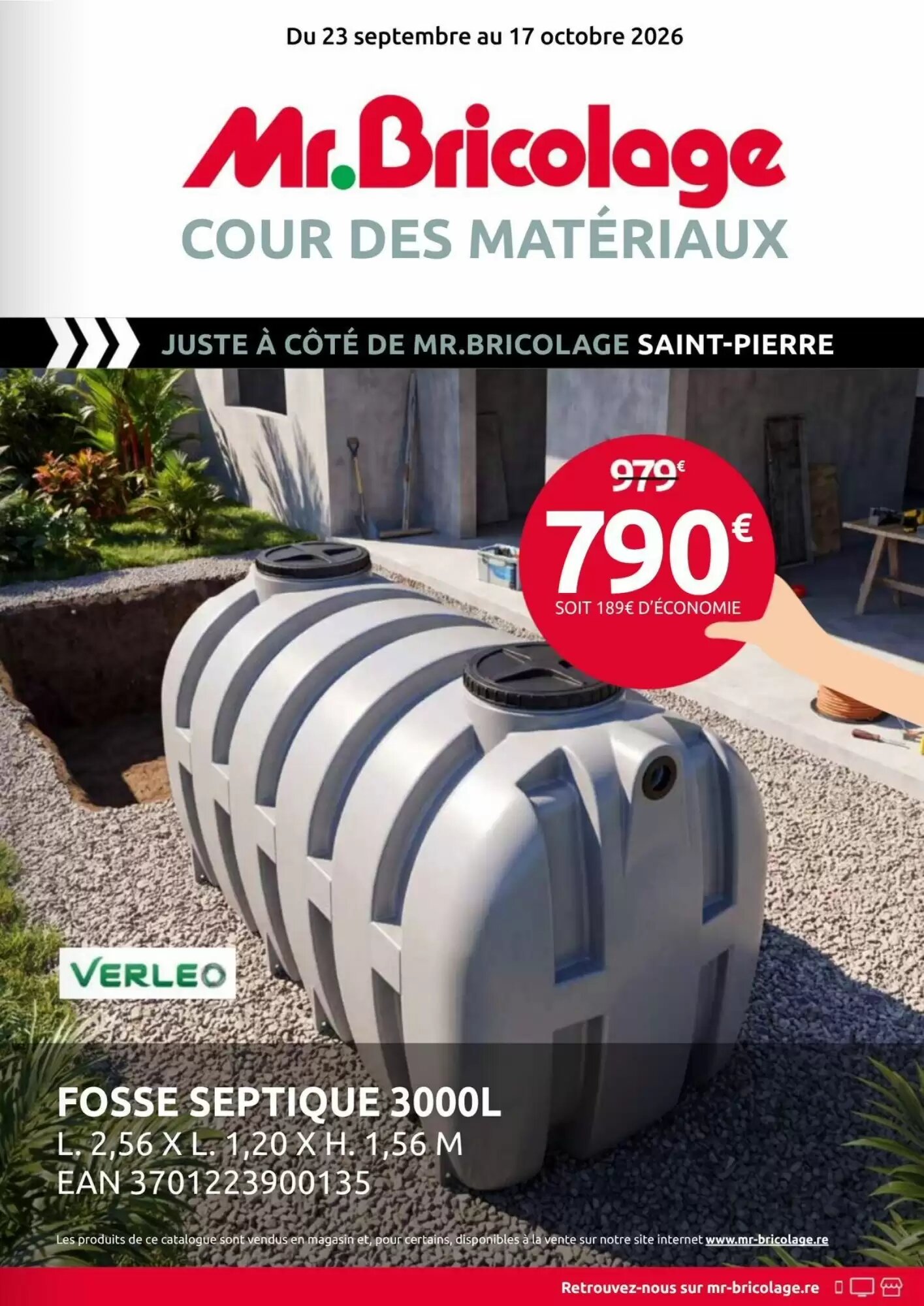 Prospectus promotionnel Mr Bricolage valable à partir du 23/09/2026 - Page 1.