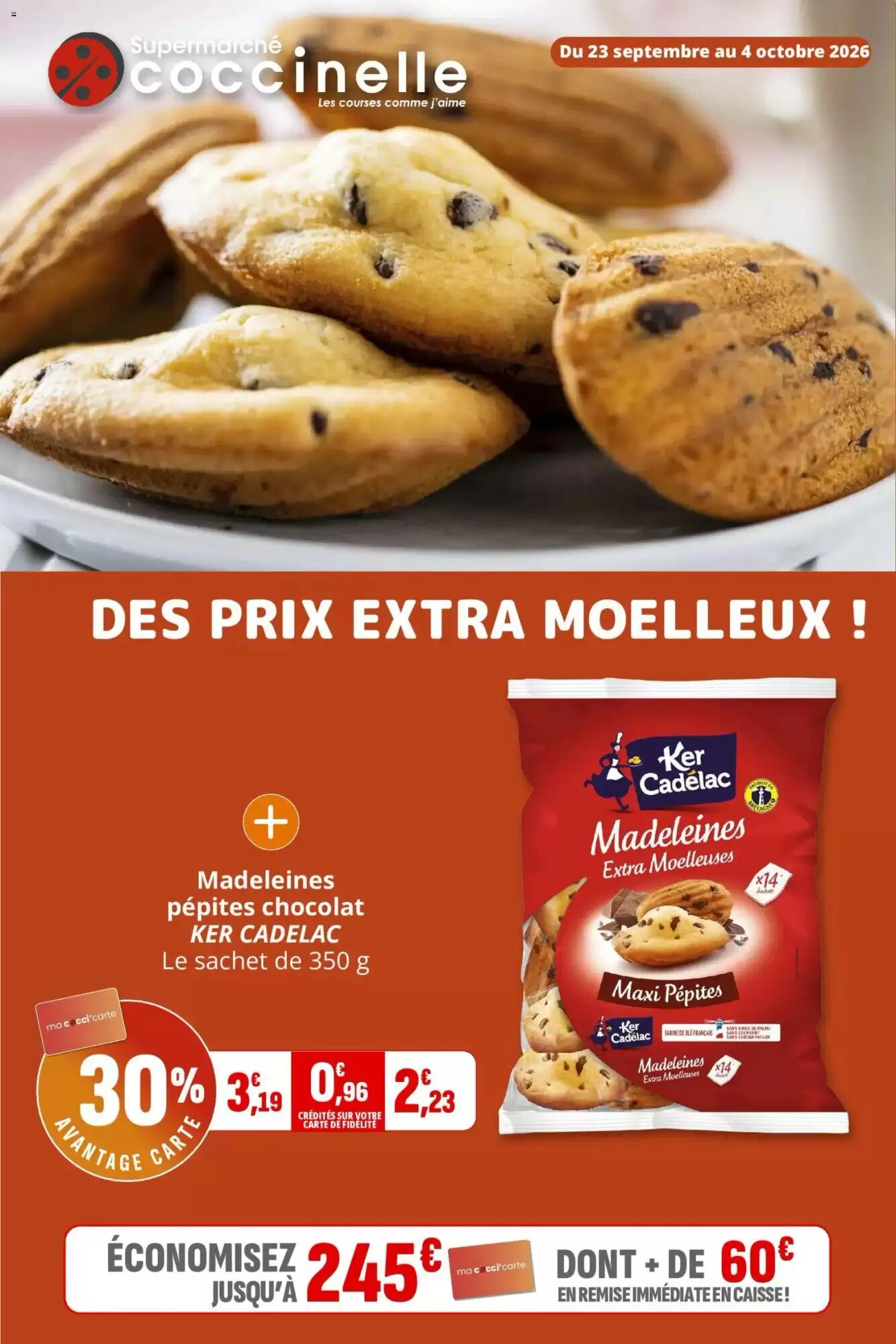 Prospectus promotionnel Coccinelle Supermarché valable à partir du 23/09/2026 - Page 1.