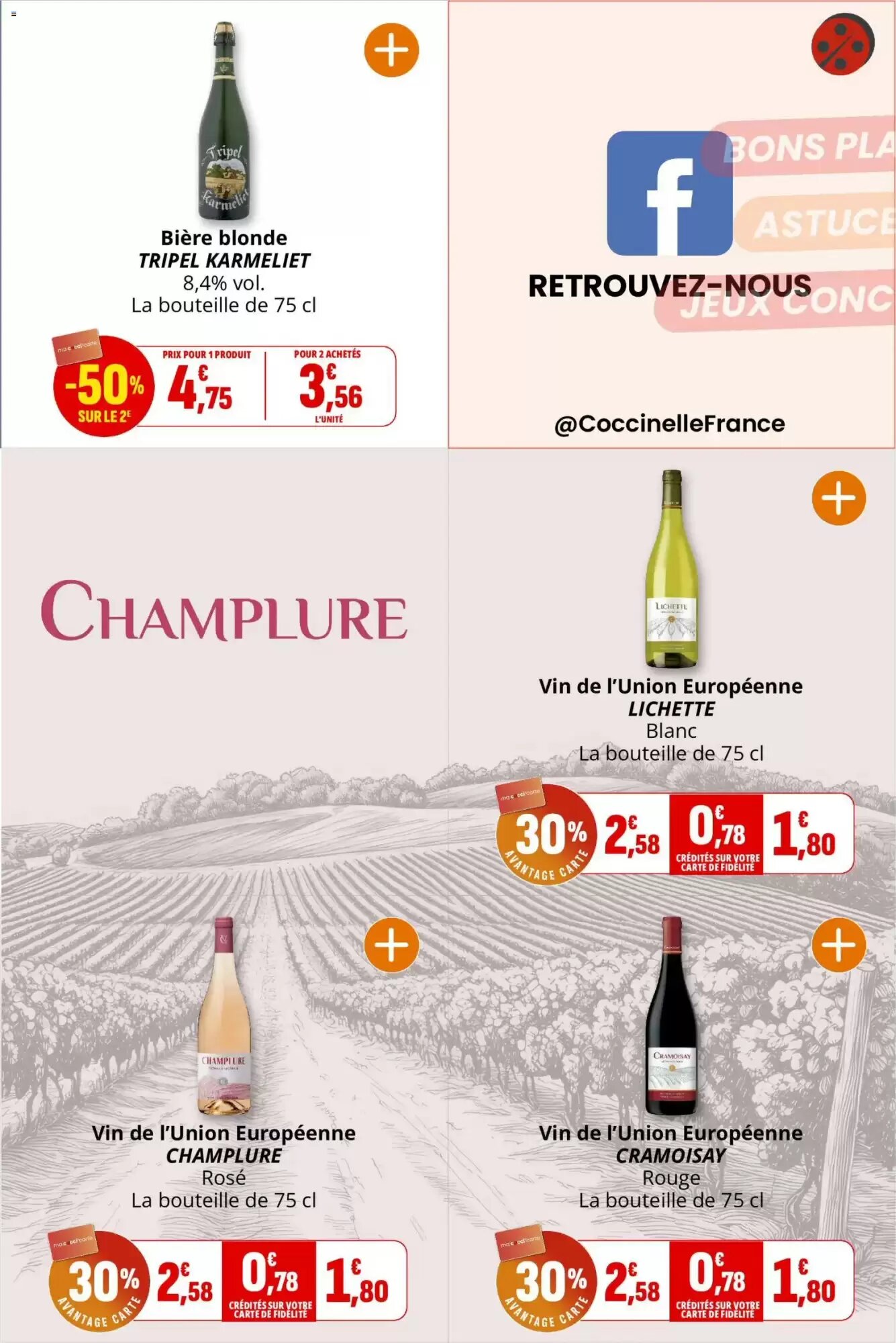 Prospectus promotionnel Coccinelle Supermarché valable à partir du 23/09/2026 - Page 38.