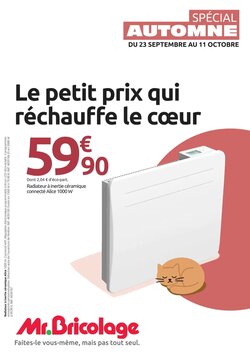 Prospectus promotionnel Mr Bricolage valable à partir du 23/09/2026