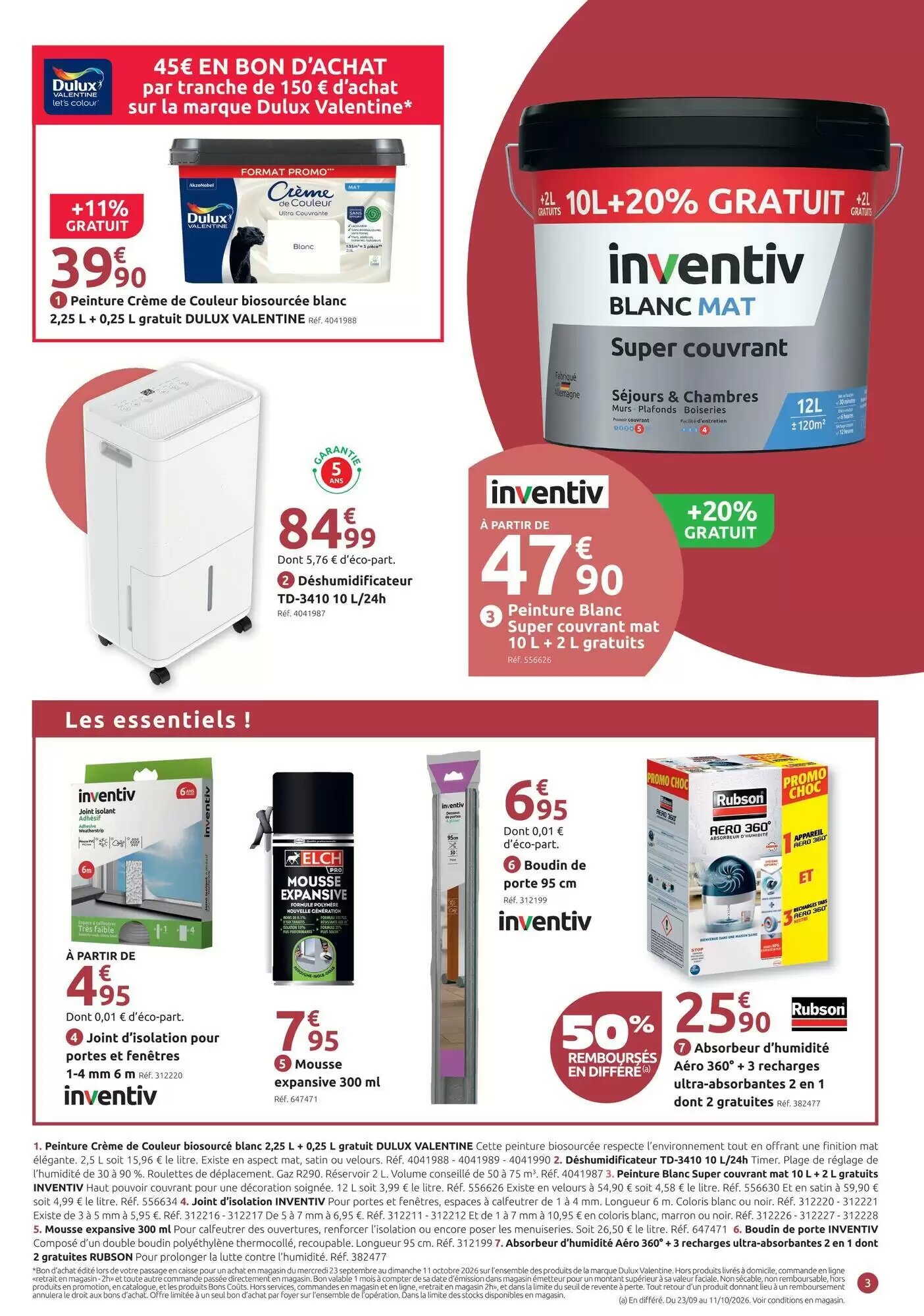 Prospectus promotionnel Mr Bricolage valable à partir du 23/09/2026 - Page 3.