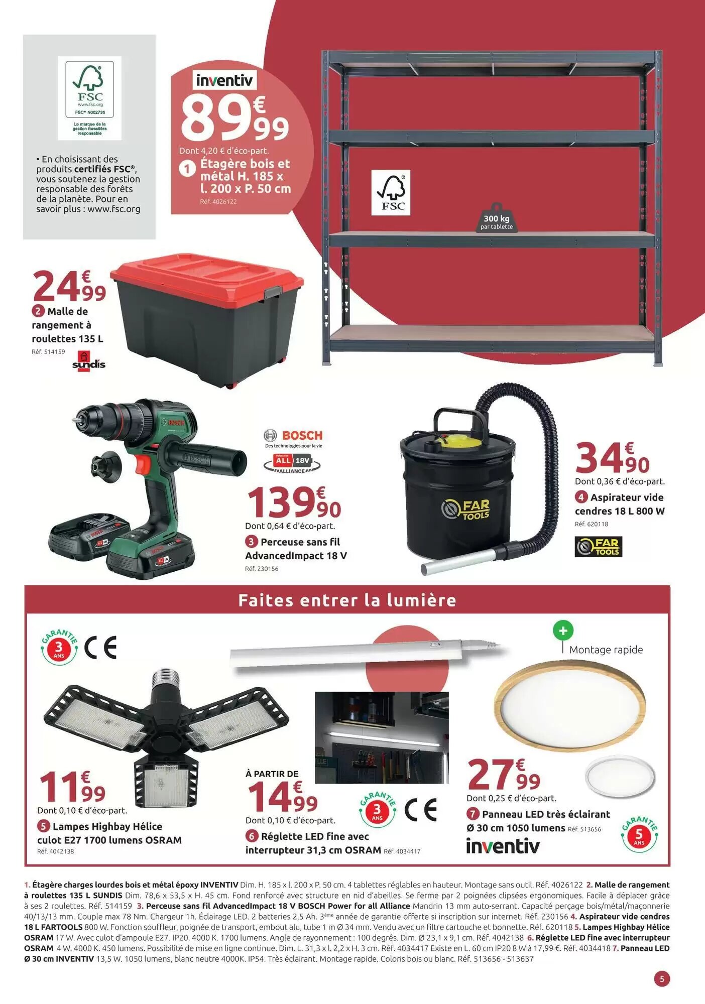 Prospectus promotionnel Mr Bricolage valable à partir du 23/09/2026 - Page 5.
