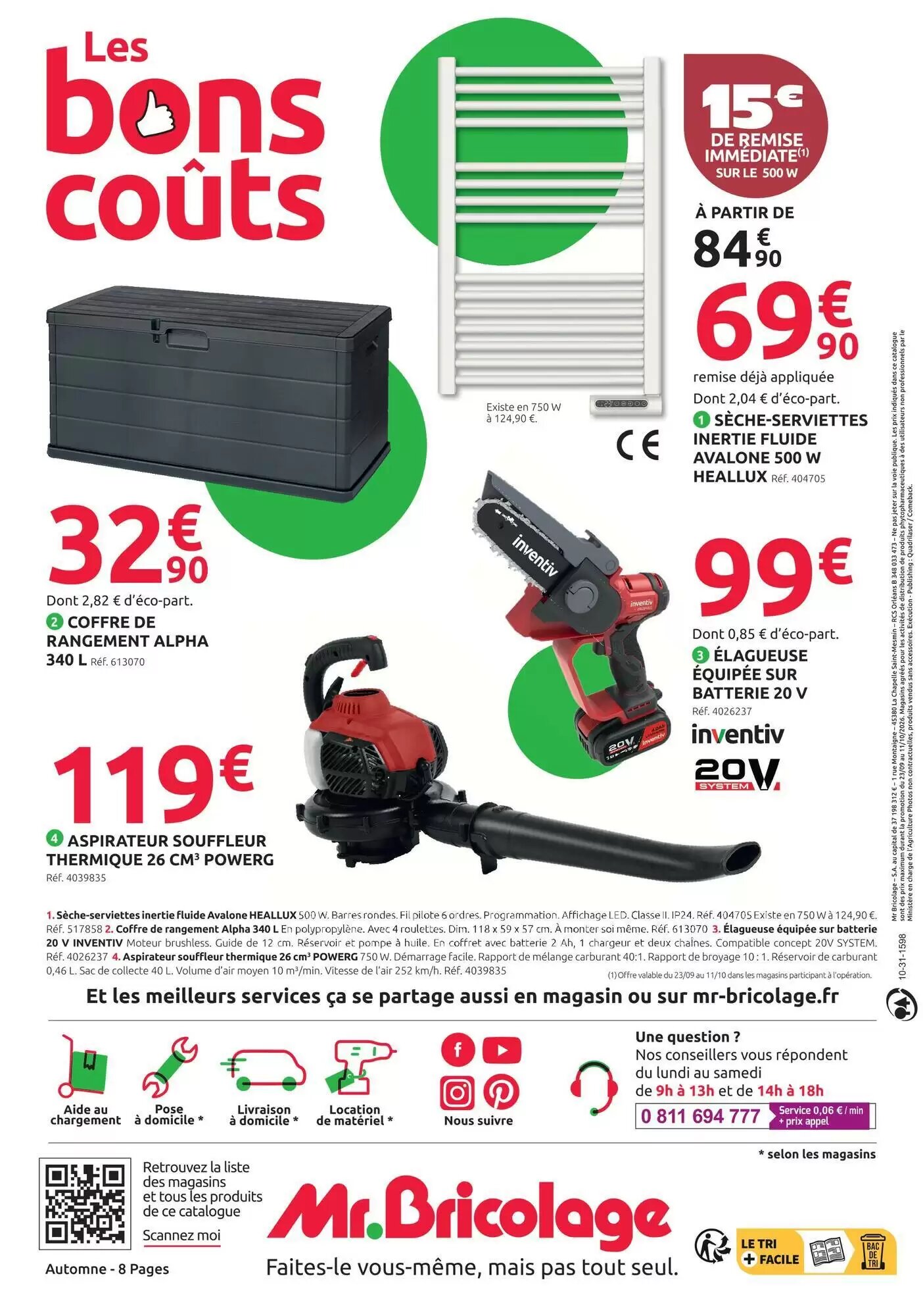 Prospectus promotionnel Mr Bricolage valable à partir du 23/09/2026 - Page 8.