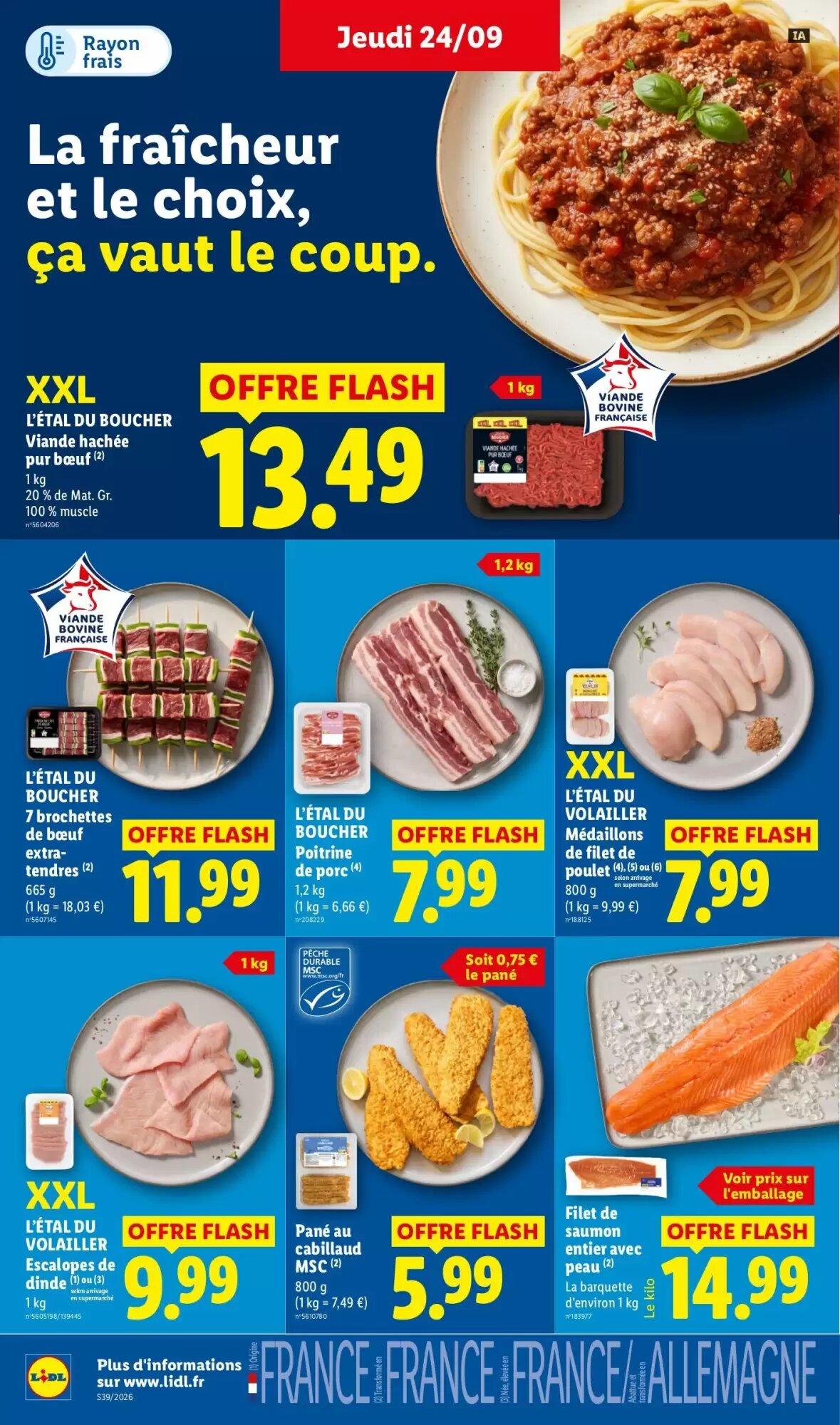 Prospectus promotionnel Lidl valable à partir du 24/09/2026 - Page 10.