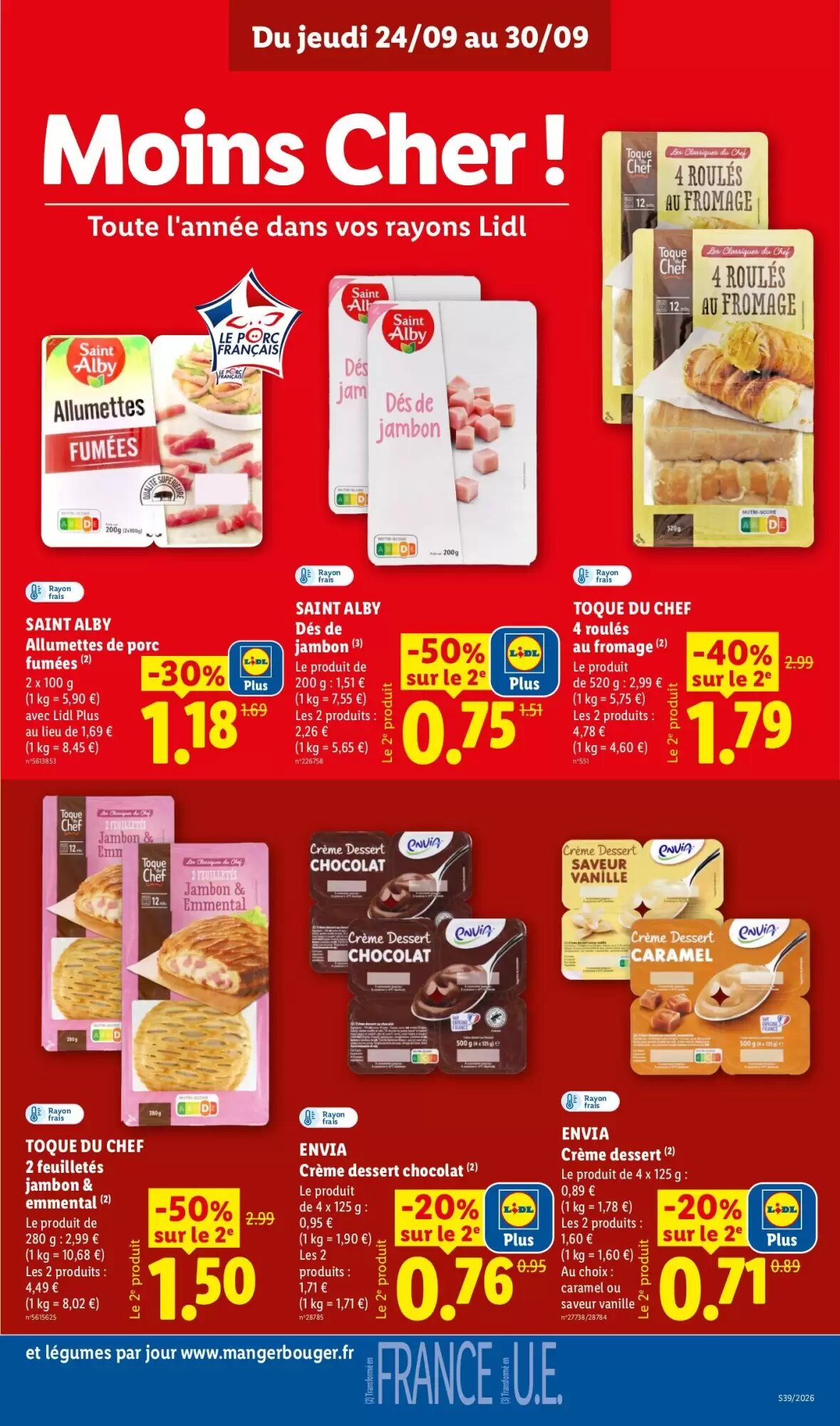 Prospectus promotionnel Lidl valable à partir du 24/09/2026 - Page 13.