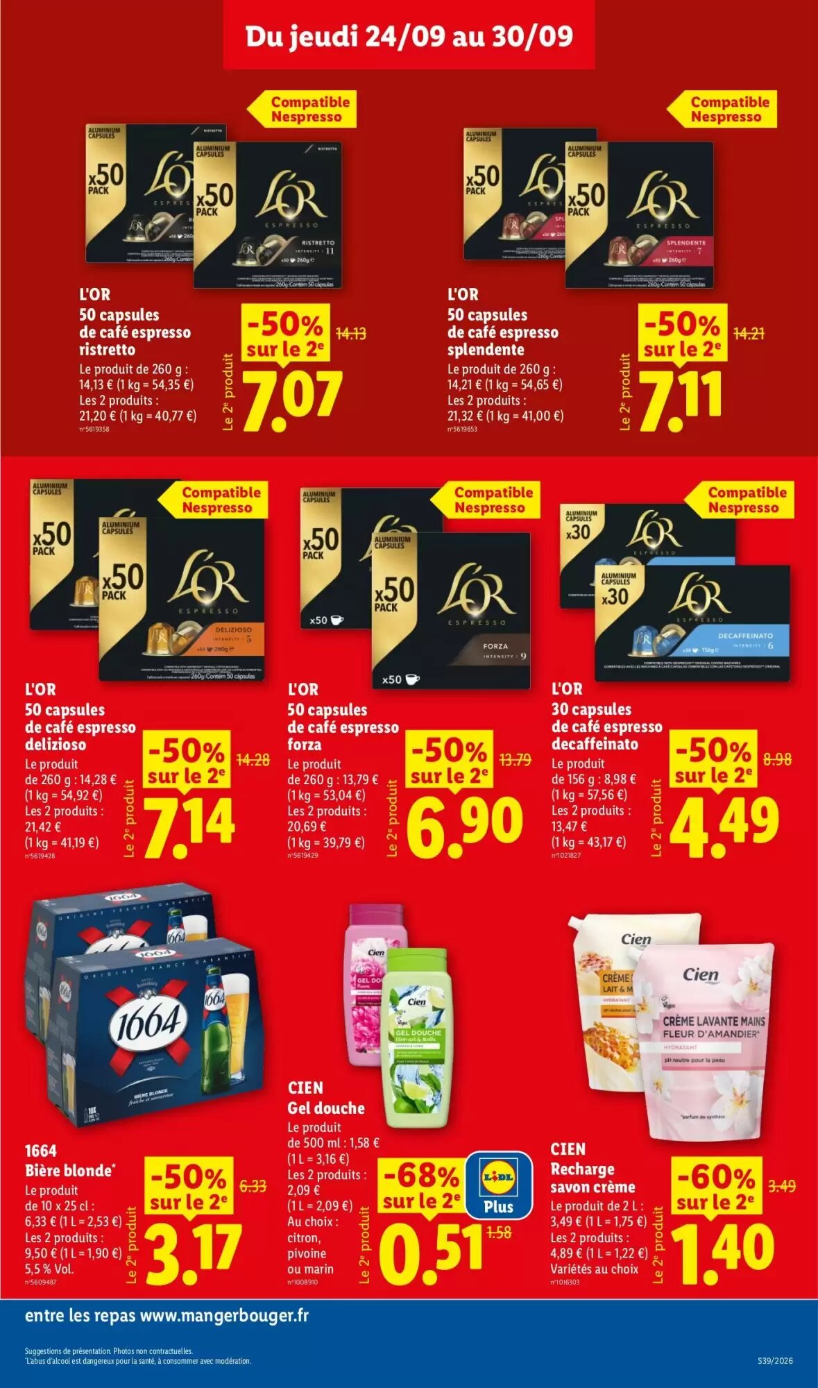 Prospectus promotionnel Lidl valable à partir du 24/09/2026 - Page 15.