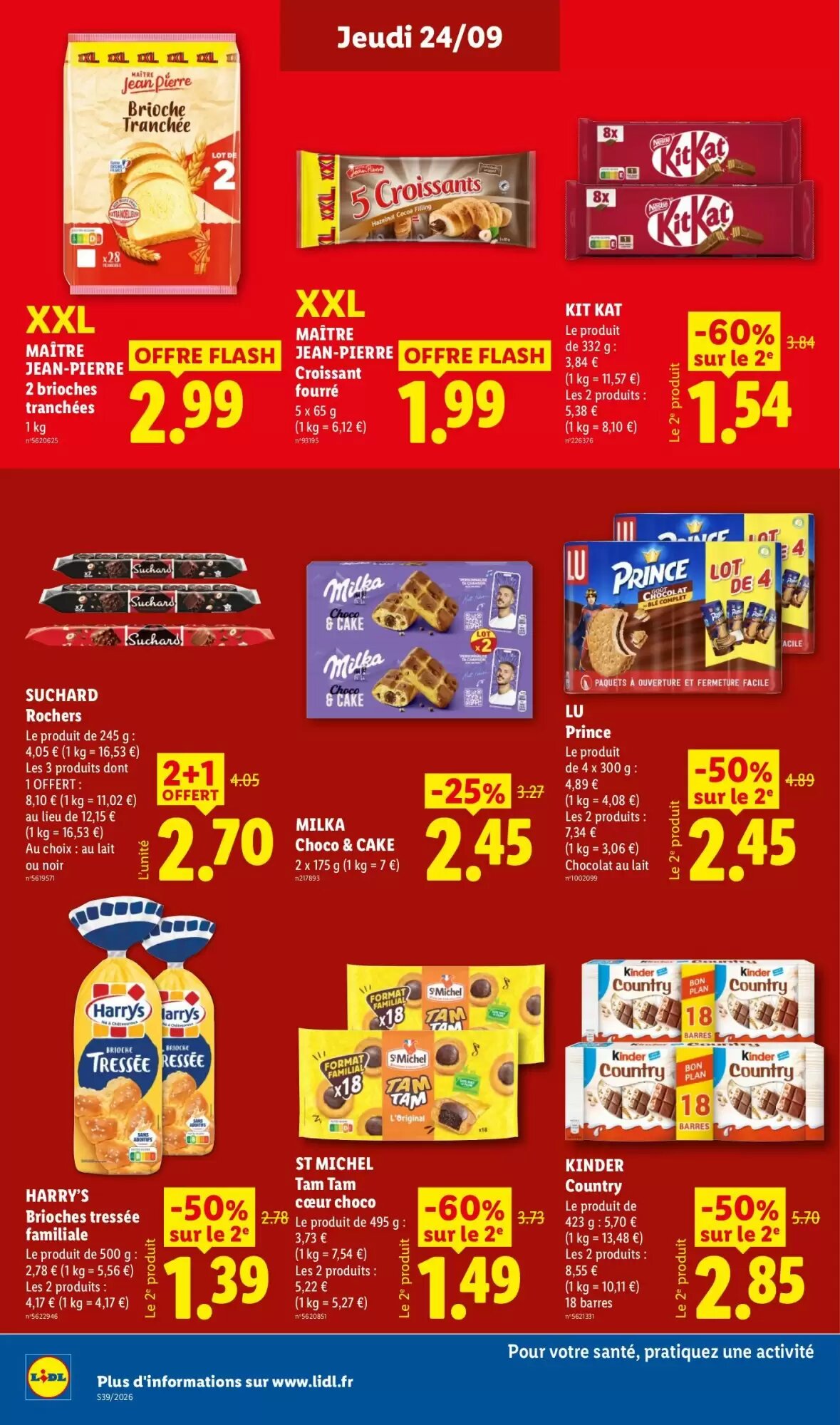 Prospectus promotionnel Lidl valable à partir du 24/09/2026 - Page 18.