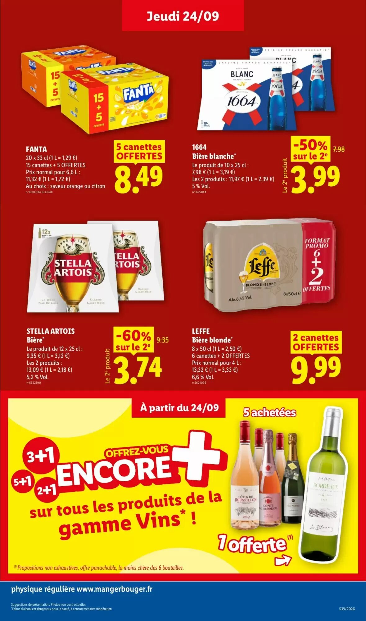 Prospectus promotionnel Lidl valable à partir du 24/09/2026 - Page 19.