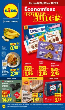 Prospectus promotionnel Lidl valable à partir du 24/09/2026