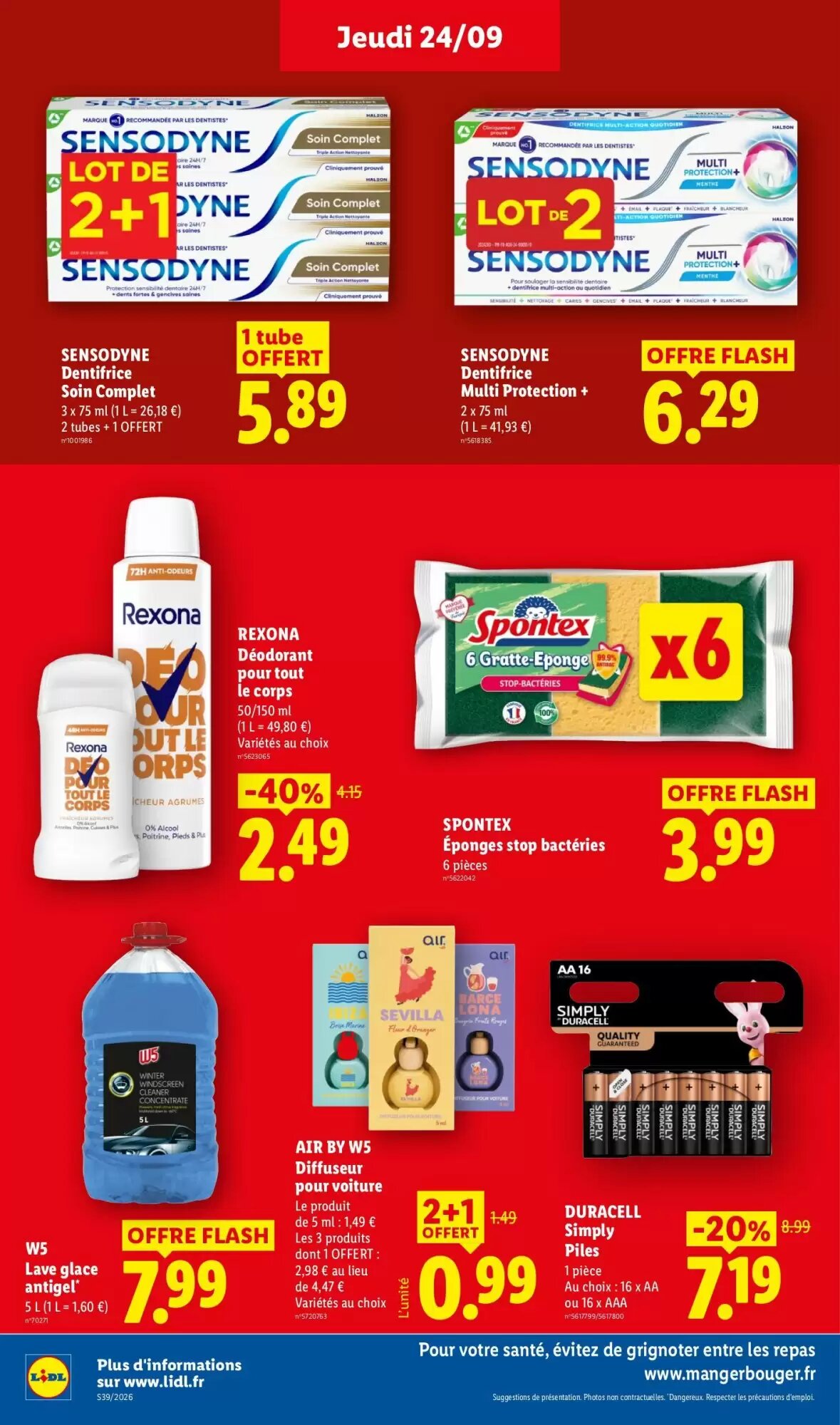 Prospectus promotionnel Lidl valable à partir du 24/09/2026 - Page 20.