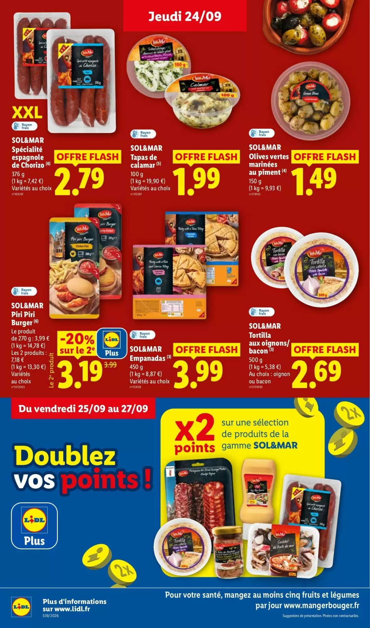 Prospectus promotionnel Lidl valable à partir du 24/09/2026 - Page 22.