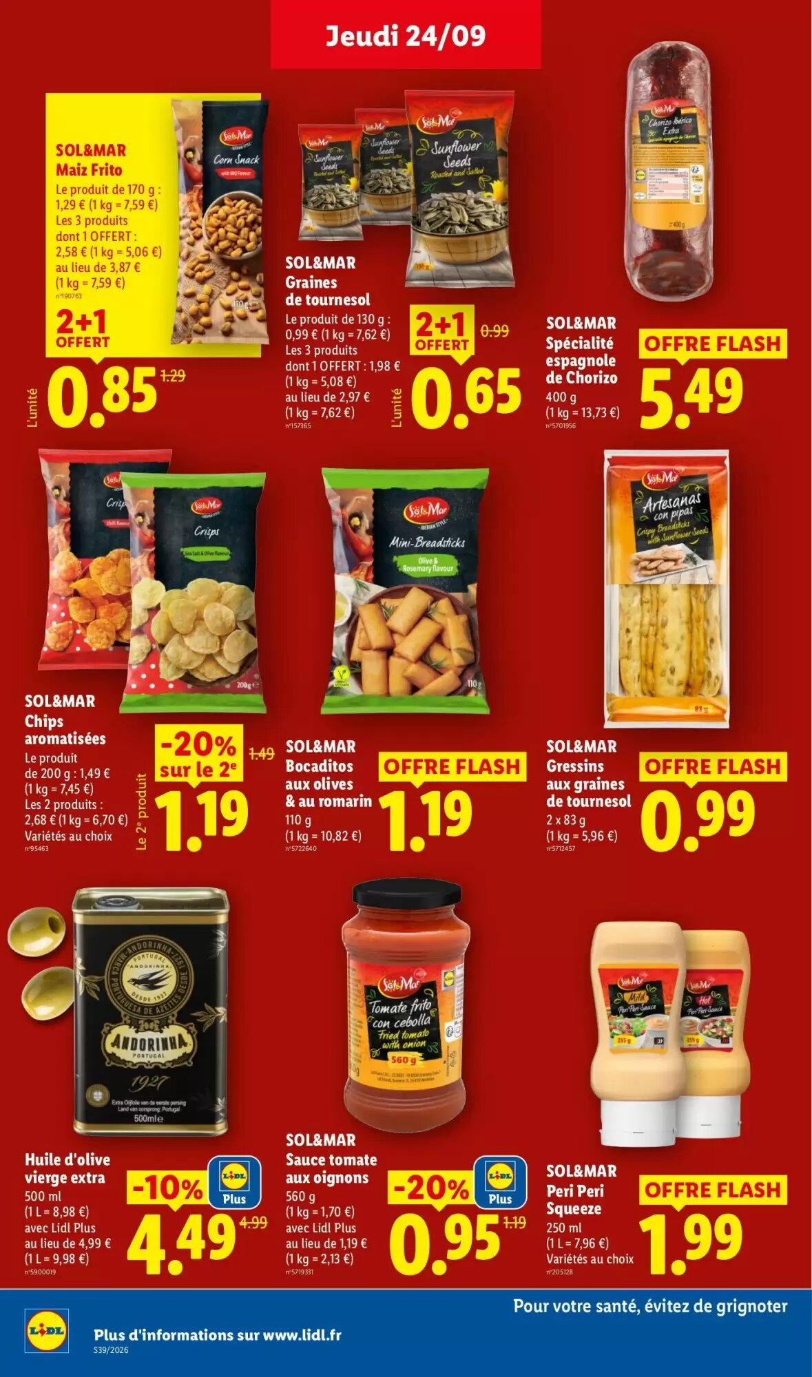 Prospectus promotionnel Lidl valable à partir du 24/09/2026 - Page 24.