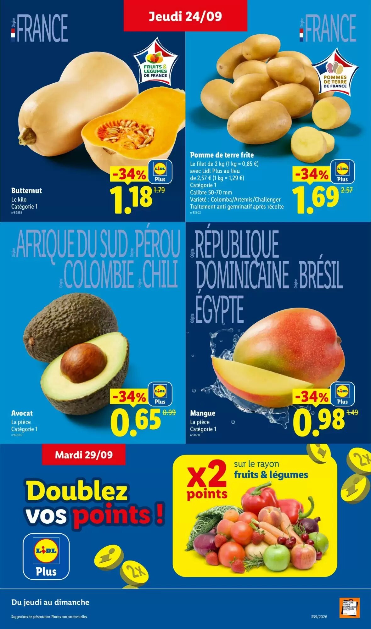 Prospectus promotionnel Lidl valable à partir du 24/09/2026 - Page 3.