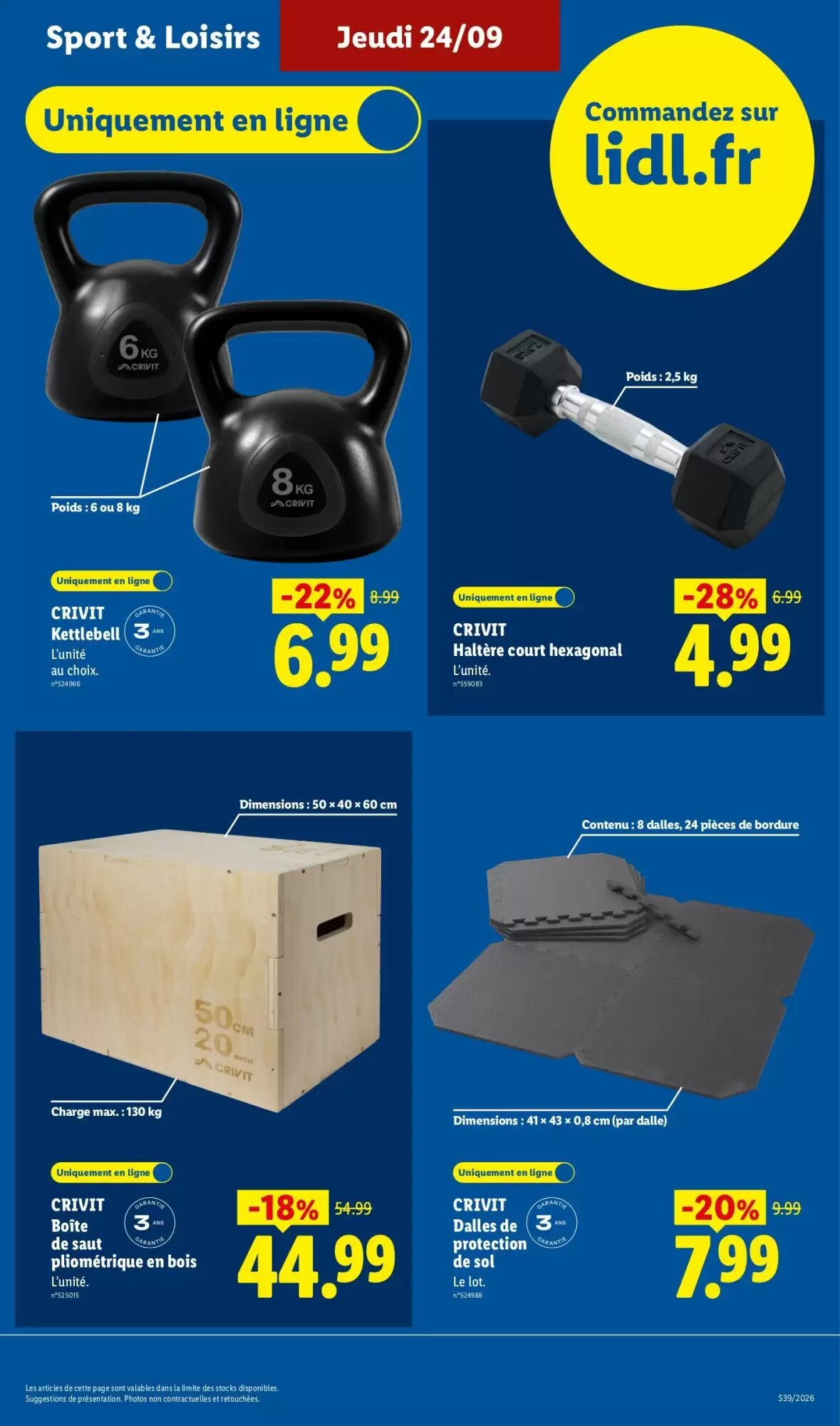 Prospectus promotionnel Lidl valable à partir du 24/09/2026 - Page 31.