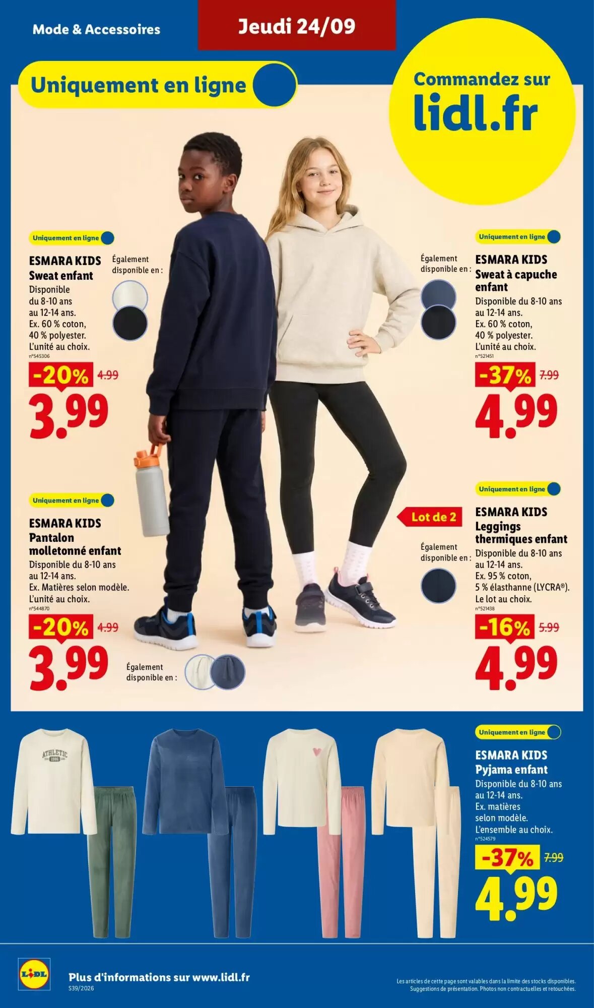 Prospectus promotionnel Lidl valable à partir du 24/09/2026 - Page 32.
