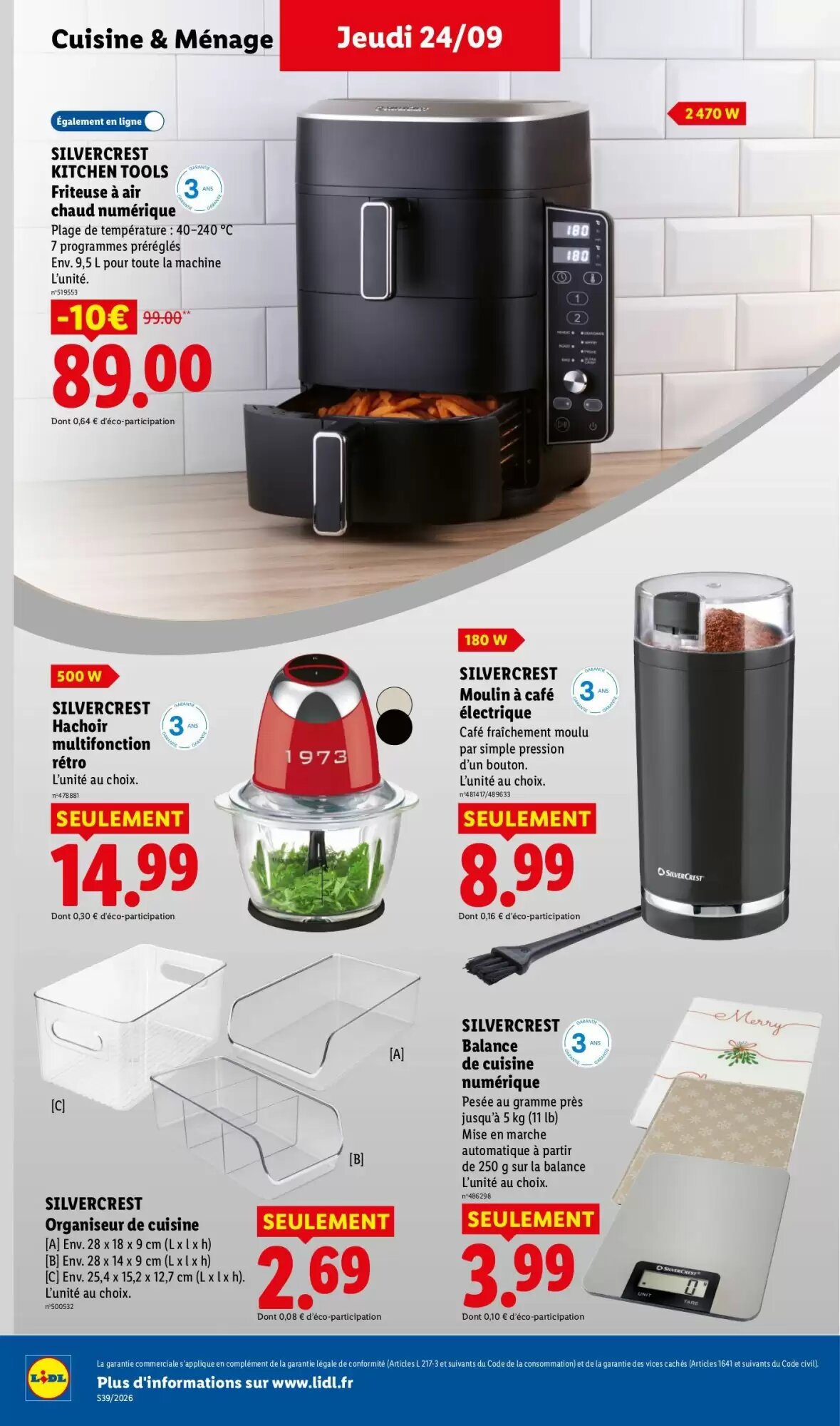 Prospectus promotionnel Lidl valable à partir du 24/09/2026 - Page 36.