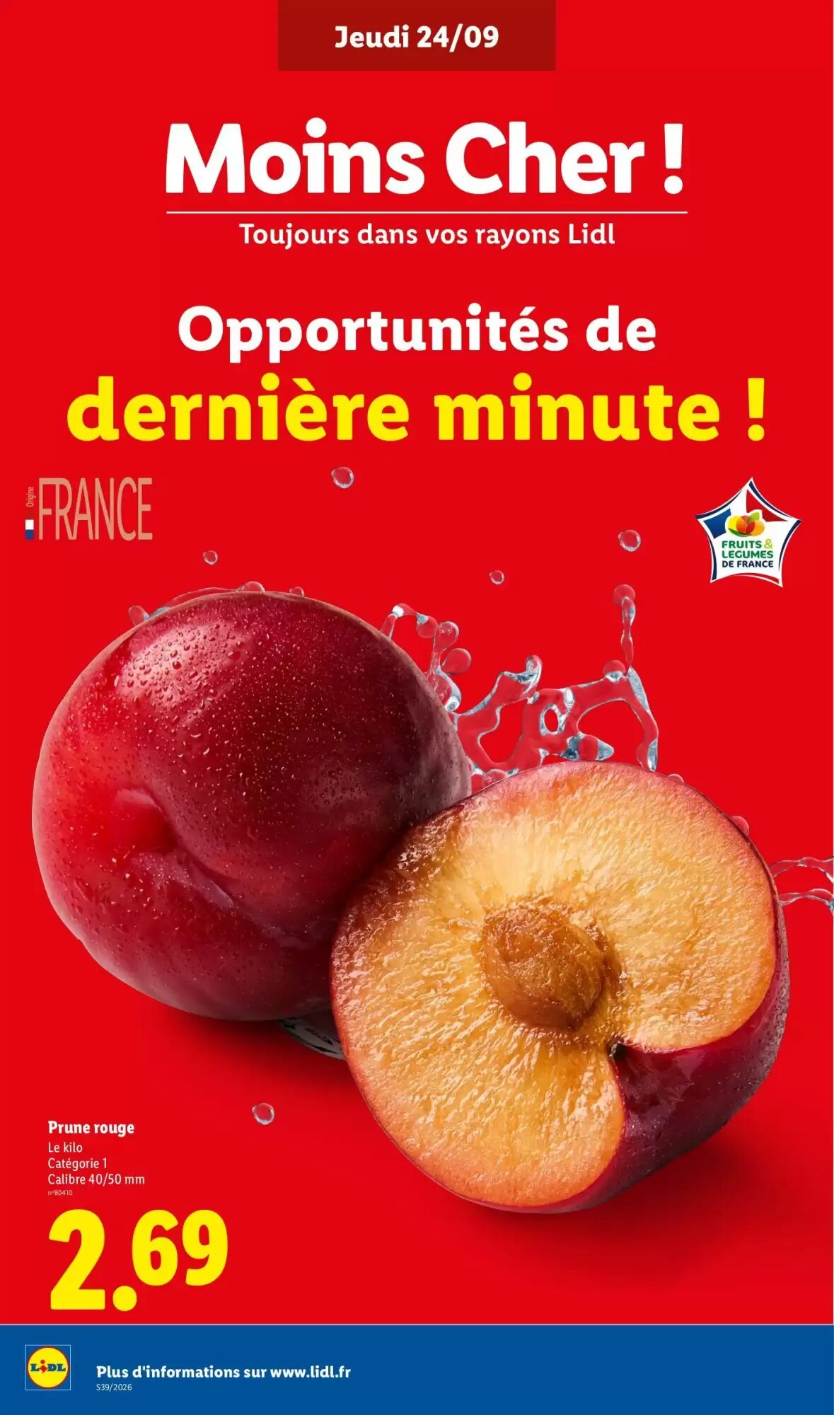 Prospectus promotionnel Lidl valable à partir du 24/09/2026 - Page 4.