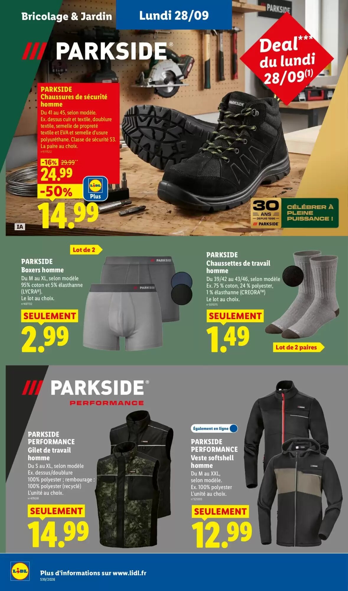Prospectus promotionnel Lidl valable à partir du 24/09/2026 - Page 52.