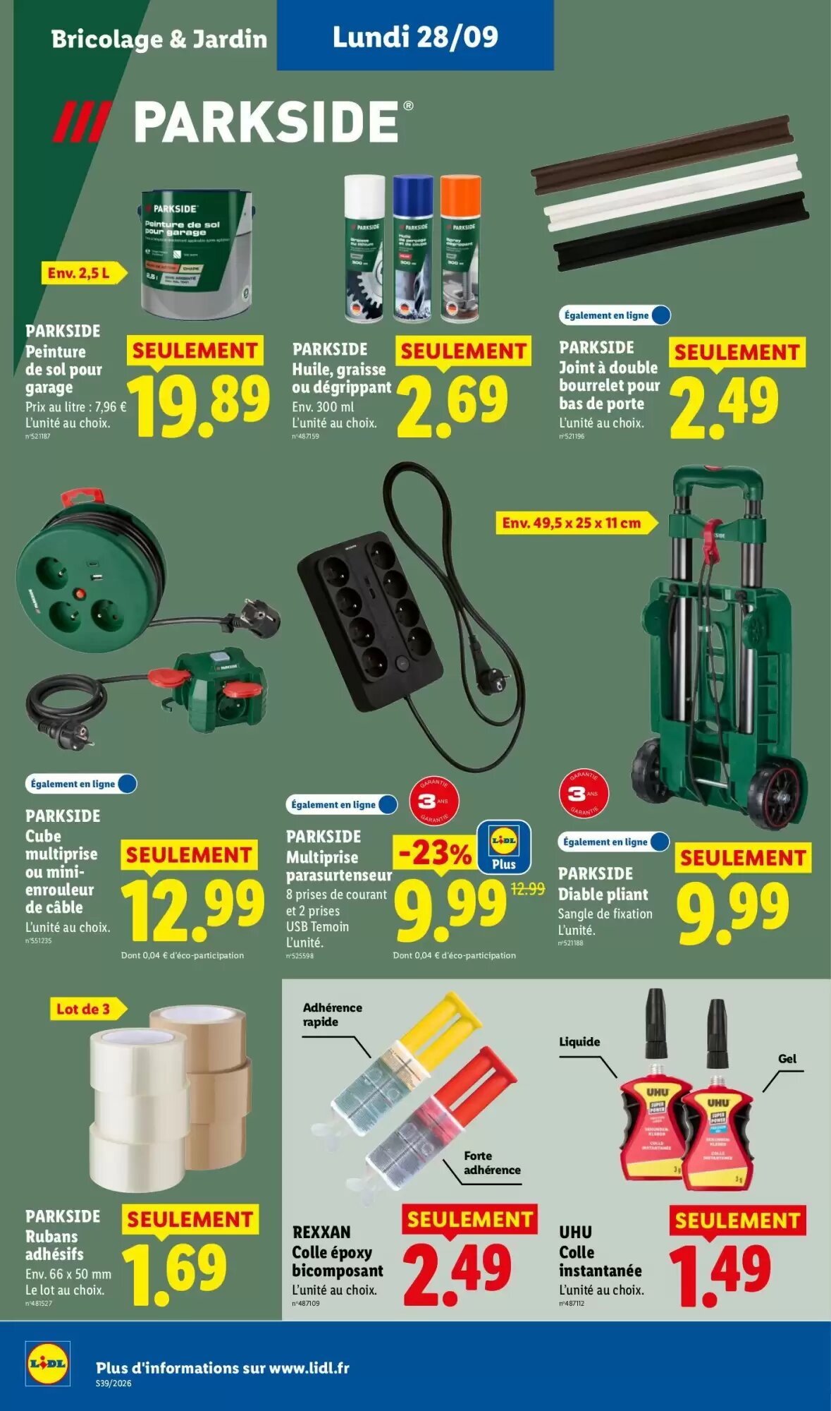 Prospectus promotionnel Lidl valable à partir du 24/09/2026 - Page 54.
