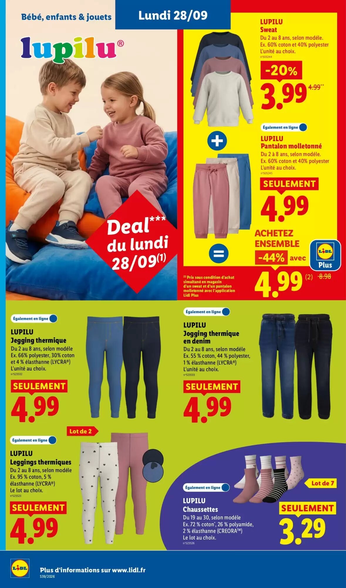 Prospectus promotionnel Lidl valable à partir du 24/09/2026 - Page 56.