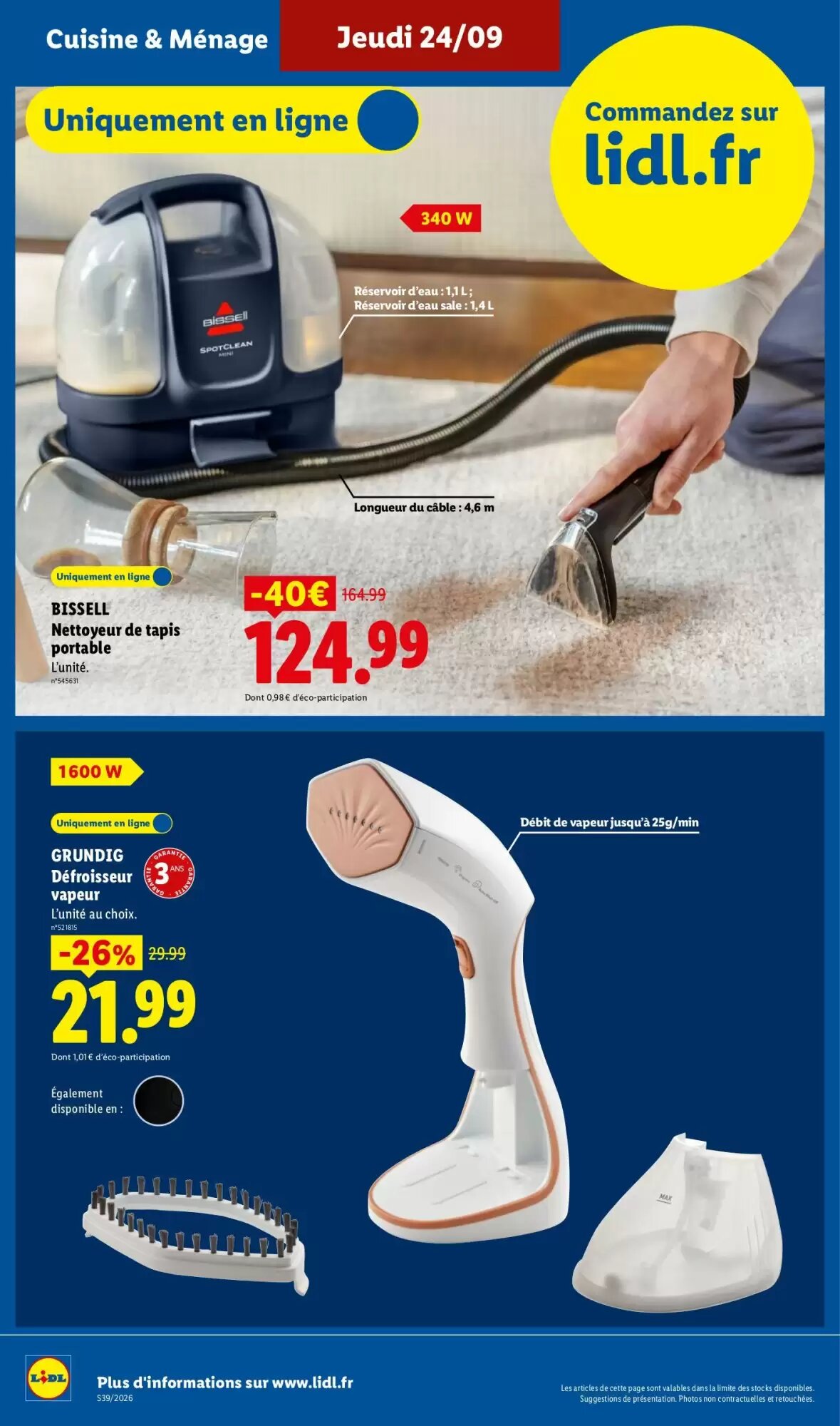 Prospectus promotionnel Lidl valable à partir du 24/09/2026 - Page 6.