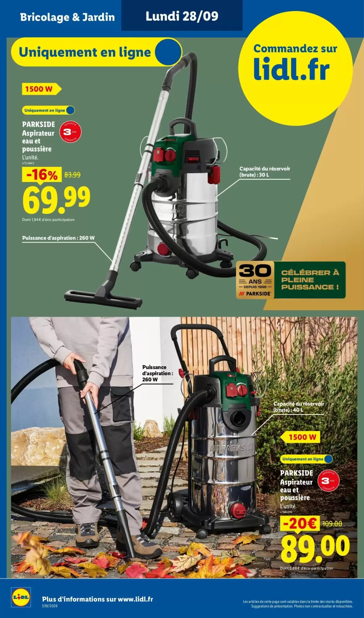 Prospectus promotionnel Lidl valable à partir du 24/09/2026 - Page 8.
