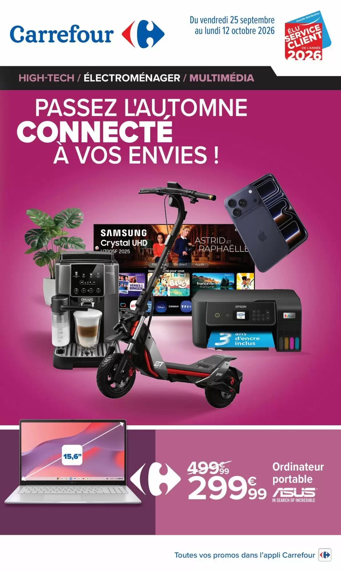 Prospectus promotionnel Carrefour valable à partir du 25/09/2026 - Page 1.