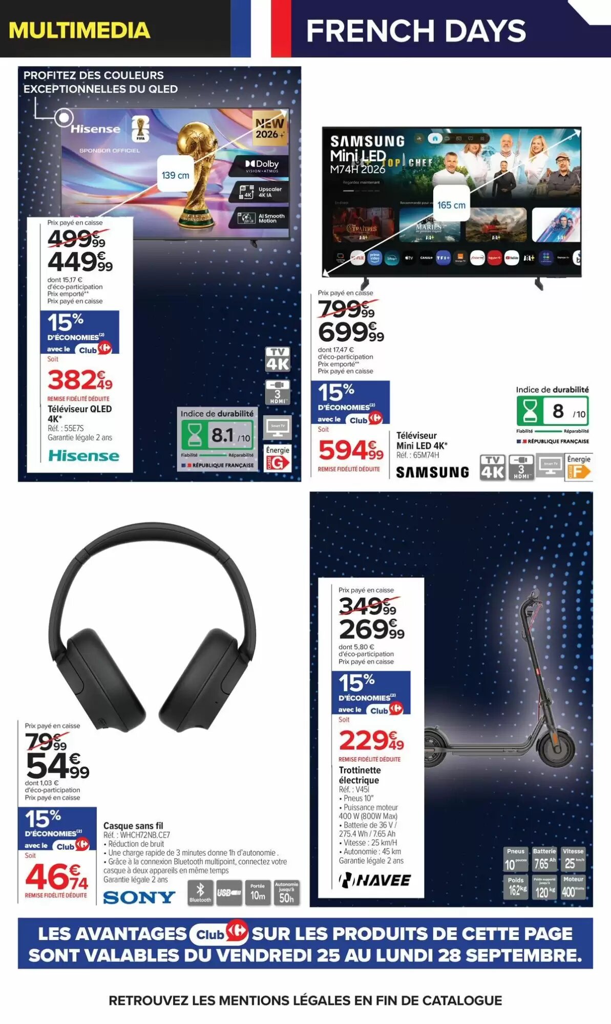 Prospectus promotionnel Carrefour valable à partir du 25/09/2026 - Page 11.