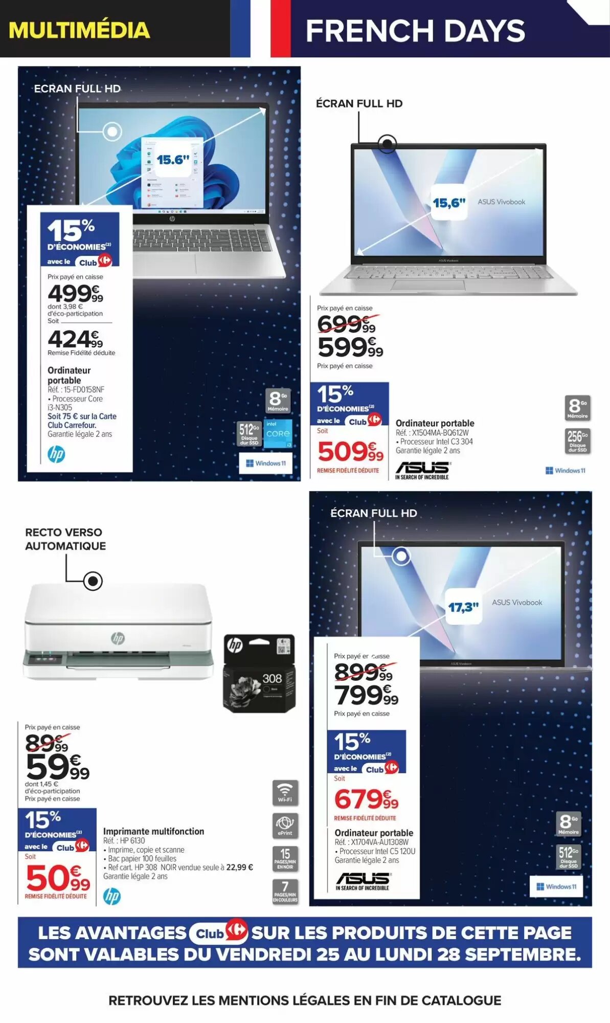 Prospectus promotionnel Carrefour valable à partir du 25/09/2026 - Page 12.