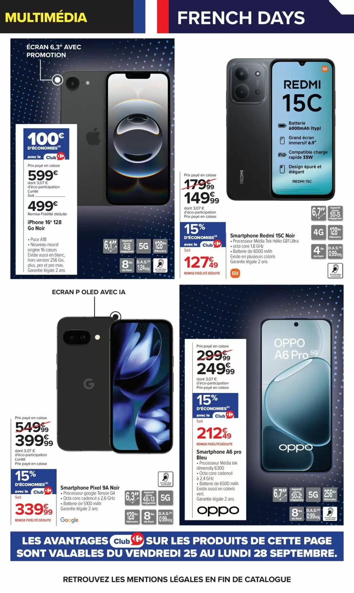 Prospectus promotionnel Carrefour valable à partir du 25/09/2026 - Page 13.