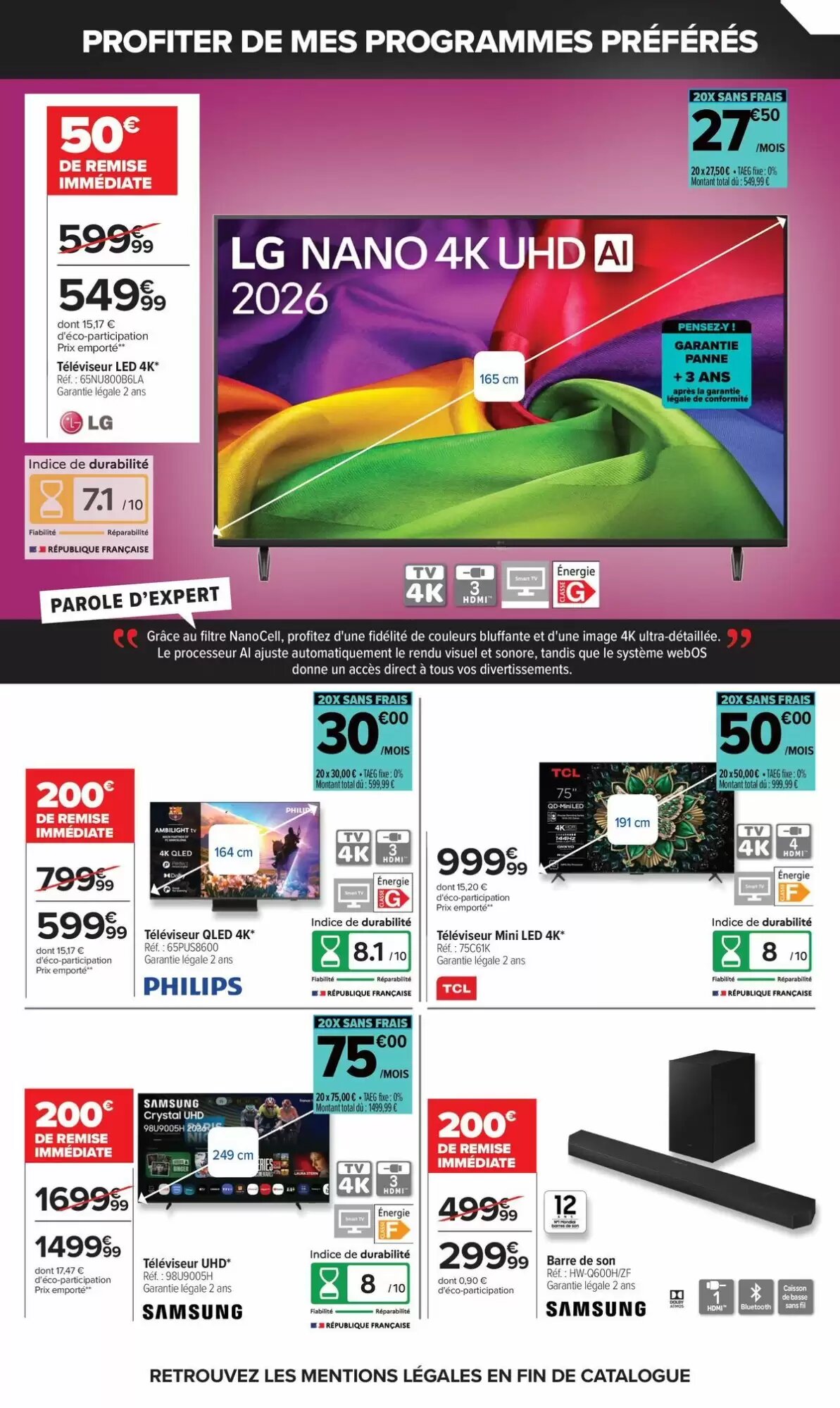 Prospectus promotionnel Carrefour valable à partir du 25/09/2026 - Page 15.