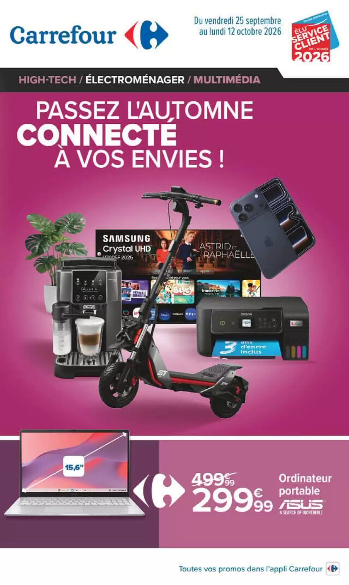 Prospectus promotionnel Carrefour valable à partir du 25/09/2026 - Page 1.