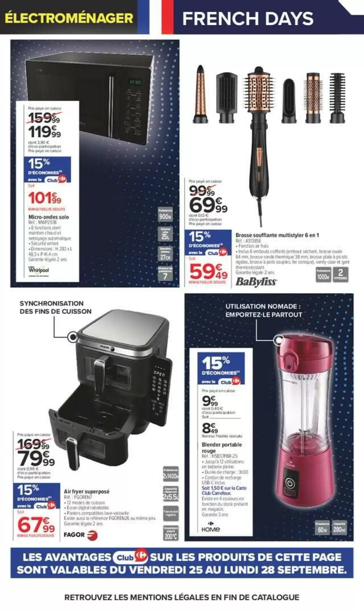 Prospectus promotionnel Carrefour valable à partir du 25/09/2026 - Page 10.