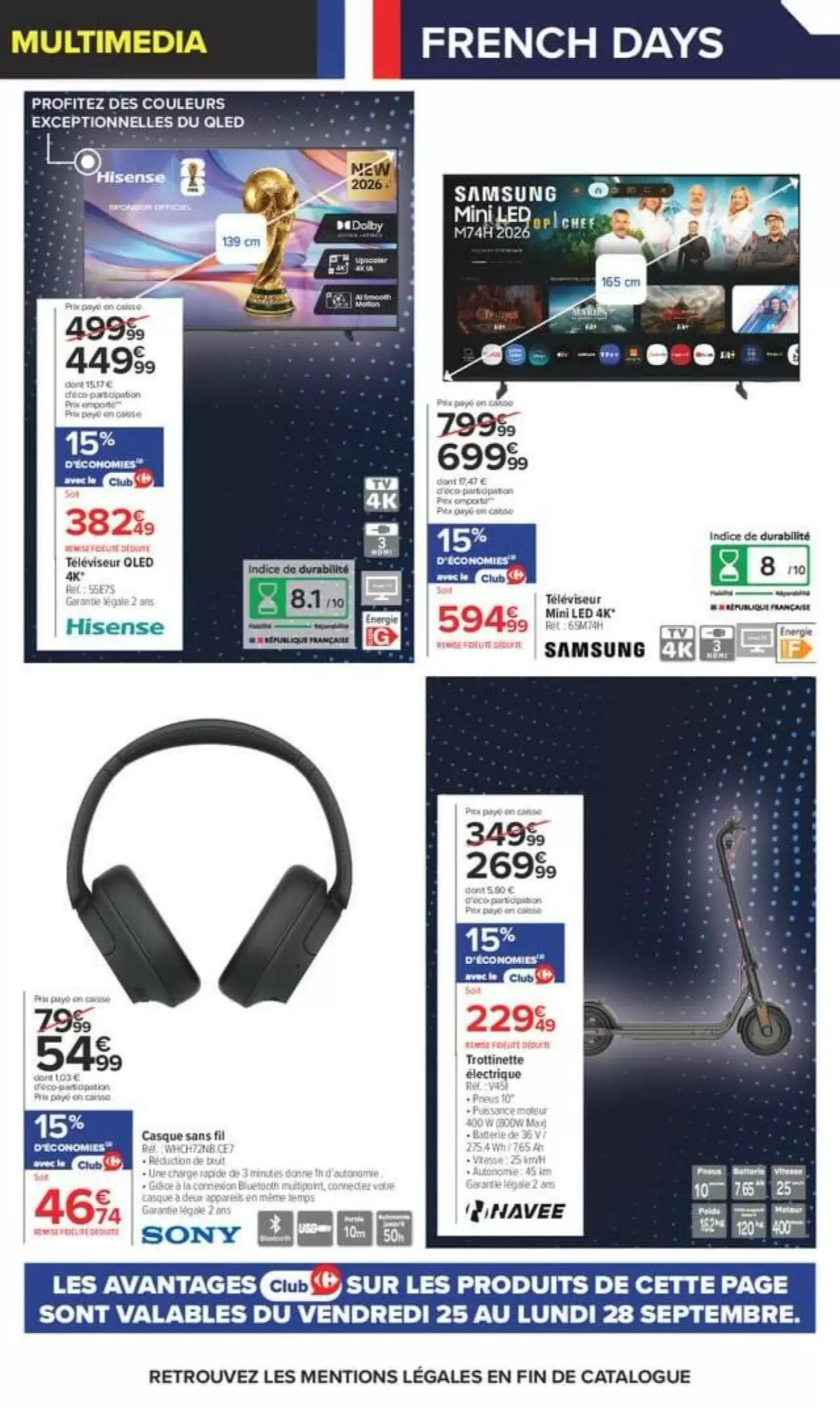 Prospectus promotionnel Carrefour valable à partir du 25/09/2026 - Page 11.