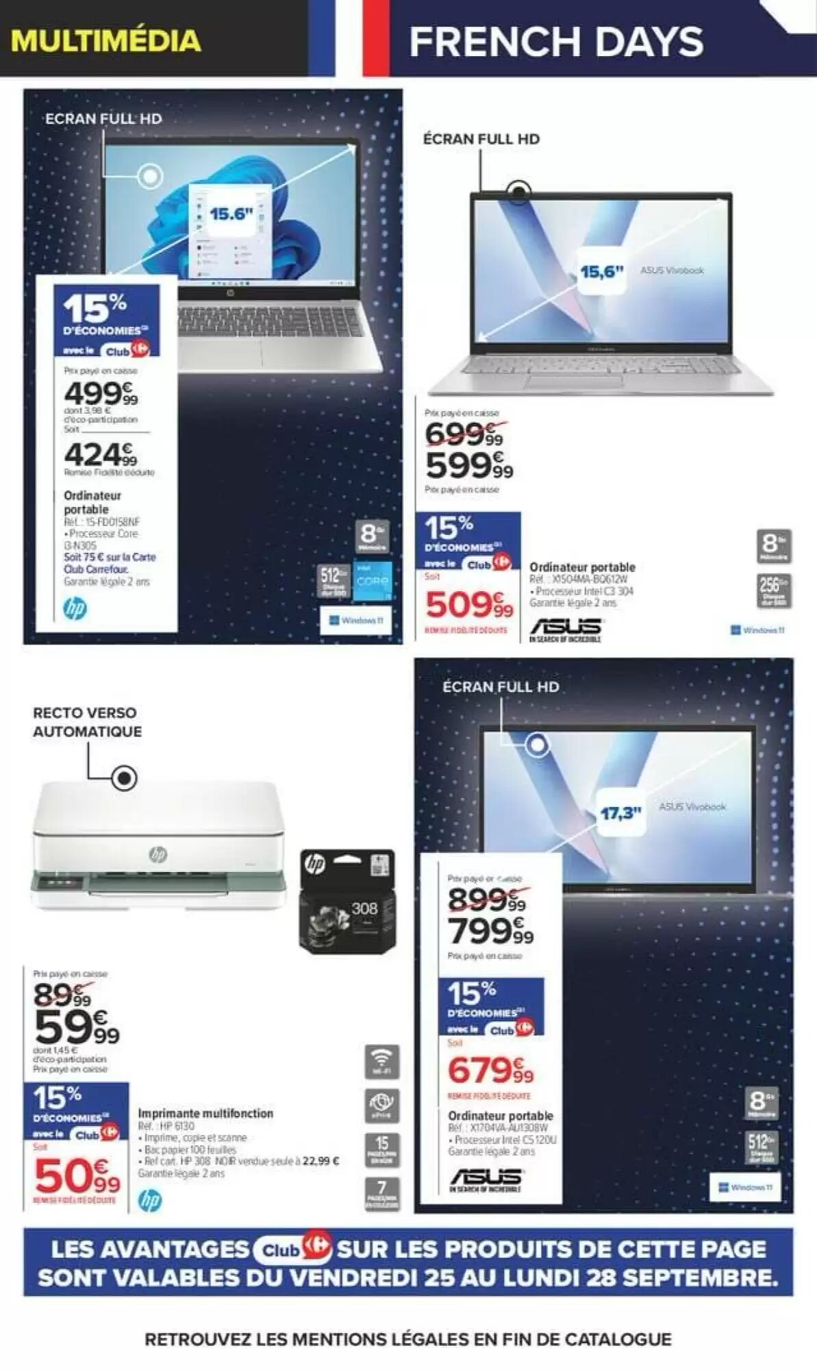 Prospectus promotionnel Carrefour valable à partir du 25/09/2026 - Page 12.