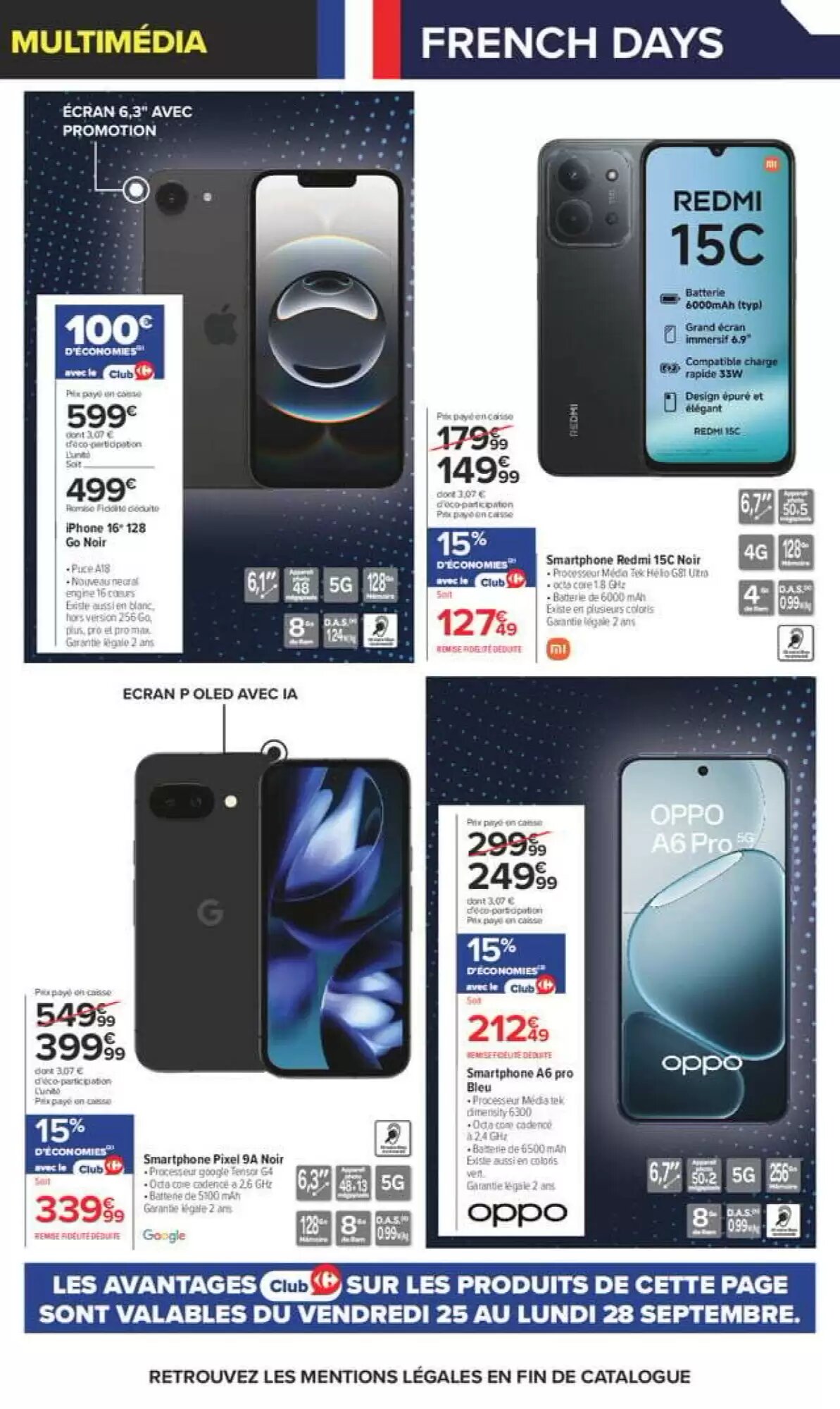 Prospectus promotionnel Carrefour valable à partir du 25/09/2026 - Page 13.