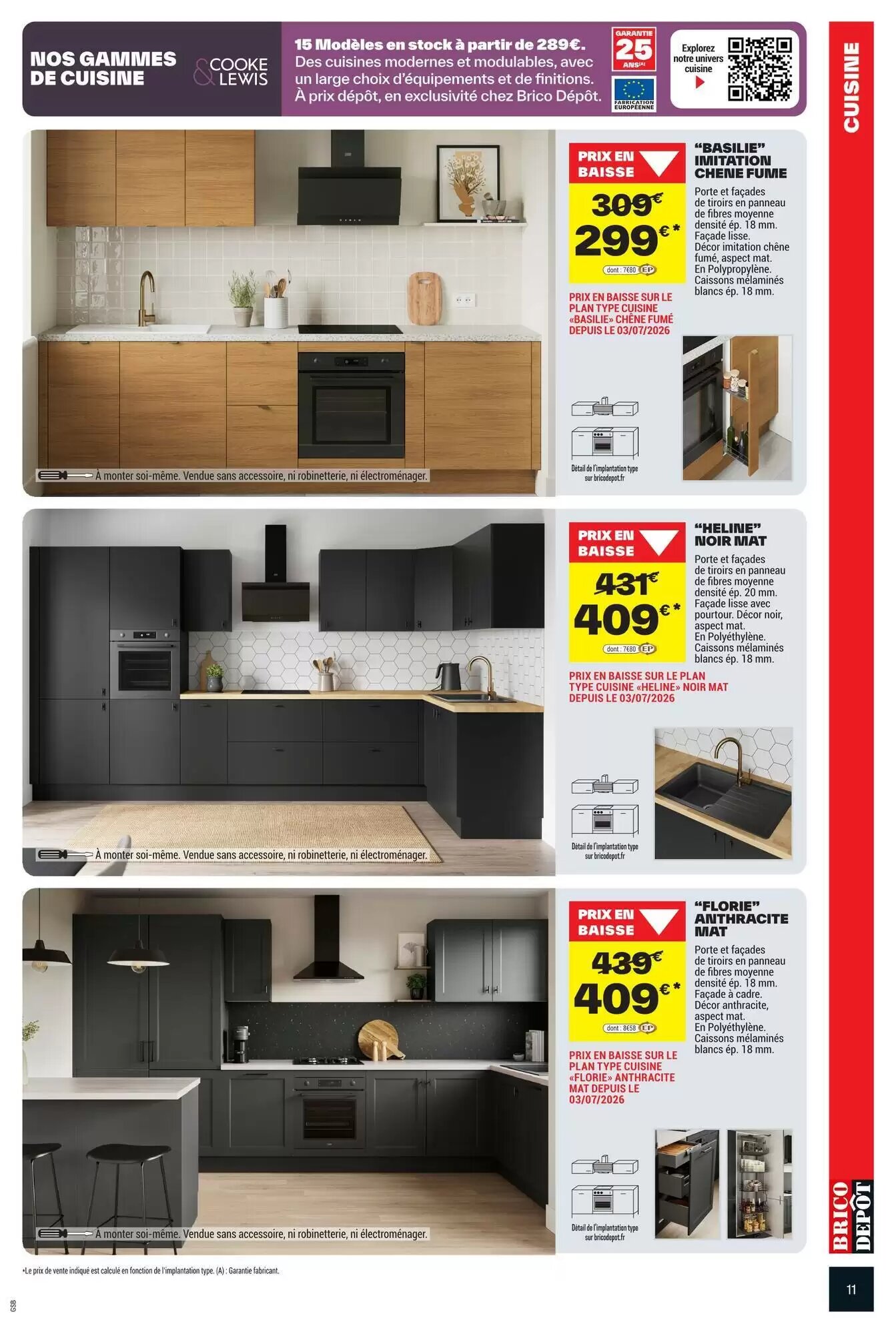 Prospectus promotionnel Brico Dépôt valable à partir du 25/09/2026 - Page 11.