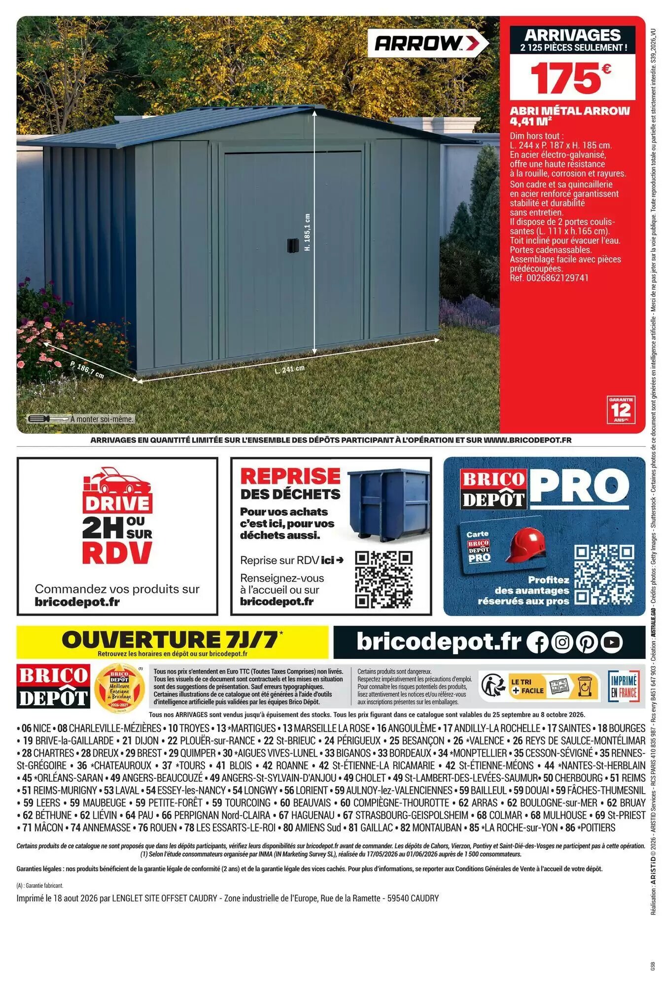 Prospectus promotionnel Brico Dépôt valable à partir du 25/09/2026 - Page 16.