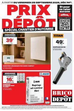 Prospectus promotionnel Brico Dépôt valable à partir du 25/09/2026