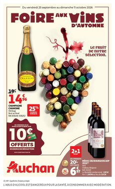 Prospectus promotionnel Auchan valable à partir du 25/09/2026